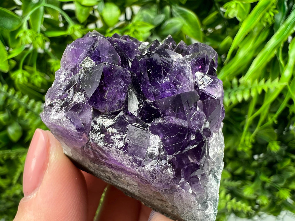 Uruguay Amethyst Crystal: Purple Quartz Home Decor, Energy Stone