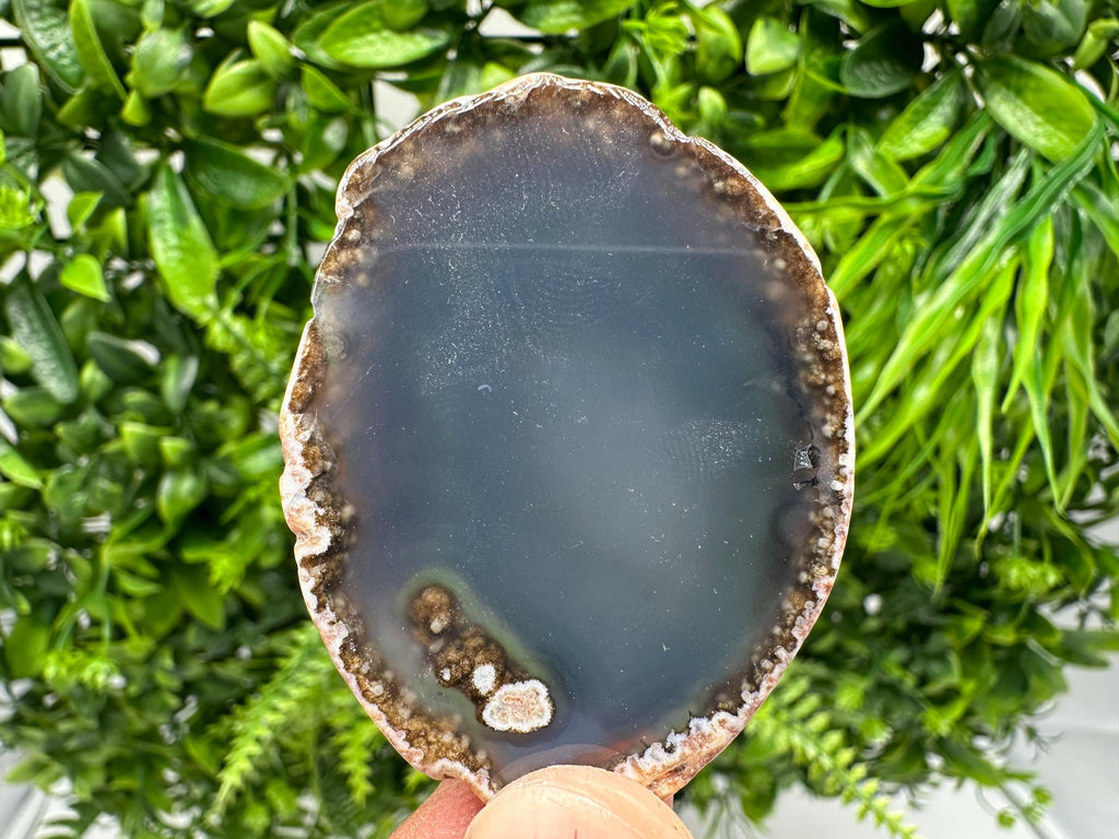 Agate Slice: Spiritual Healing Crystal Coaster Ornament