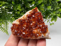 Citrine Crystal with Hematite Inclusions: Natural Phantom Cluster