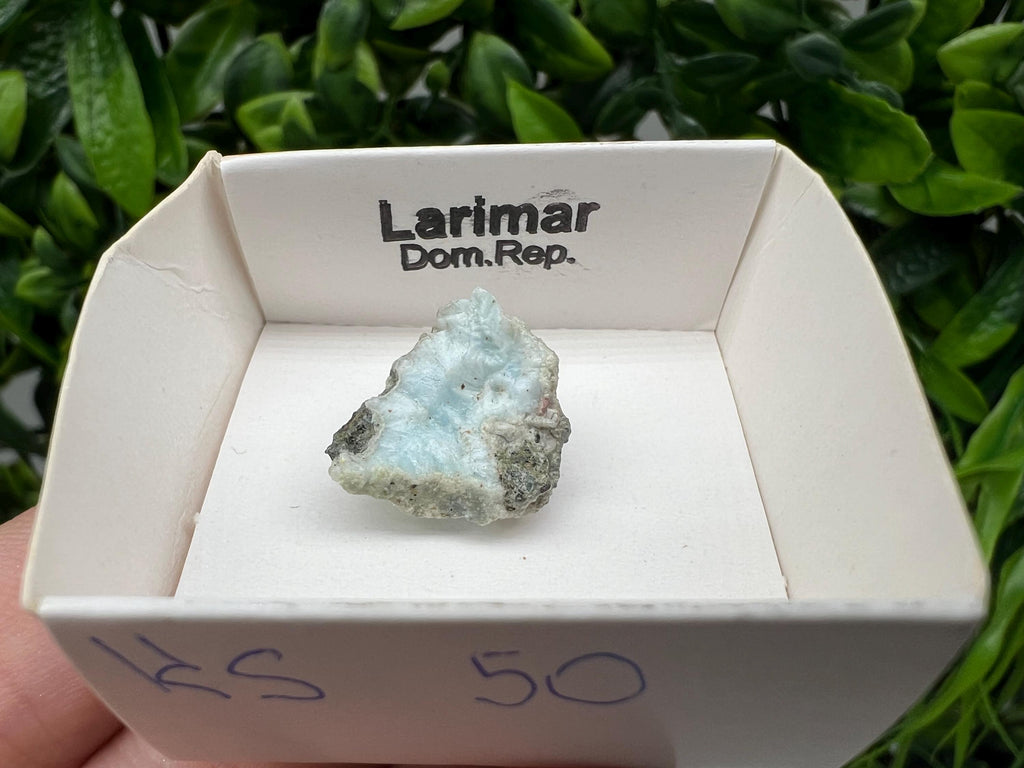 Rare Raw Larimar Crystal Mineral Specimen, Dominican Republic