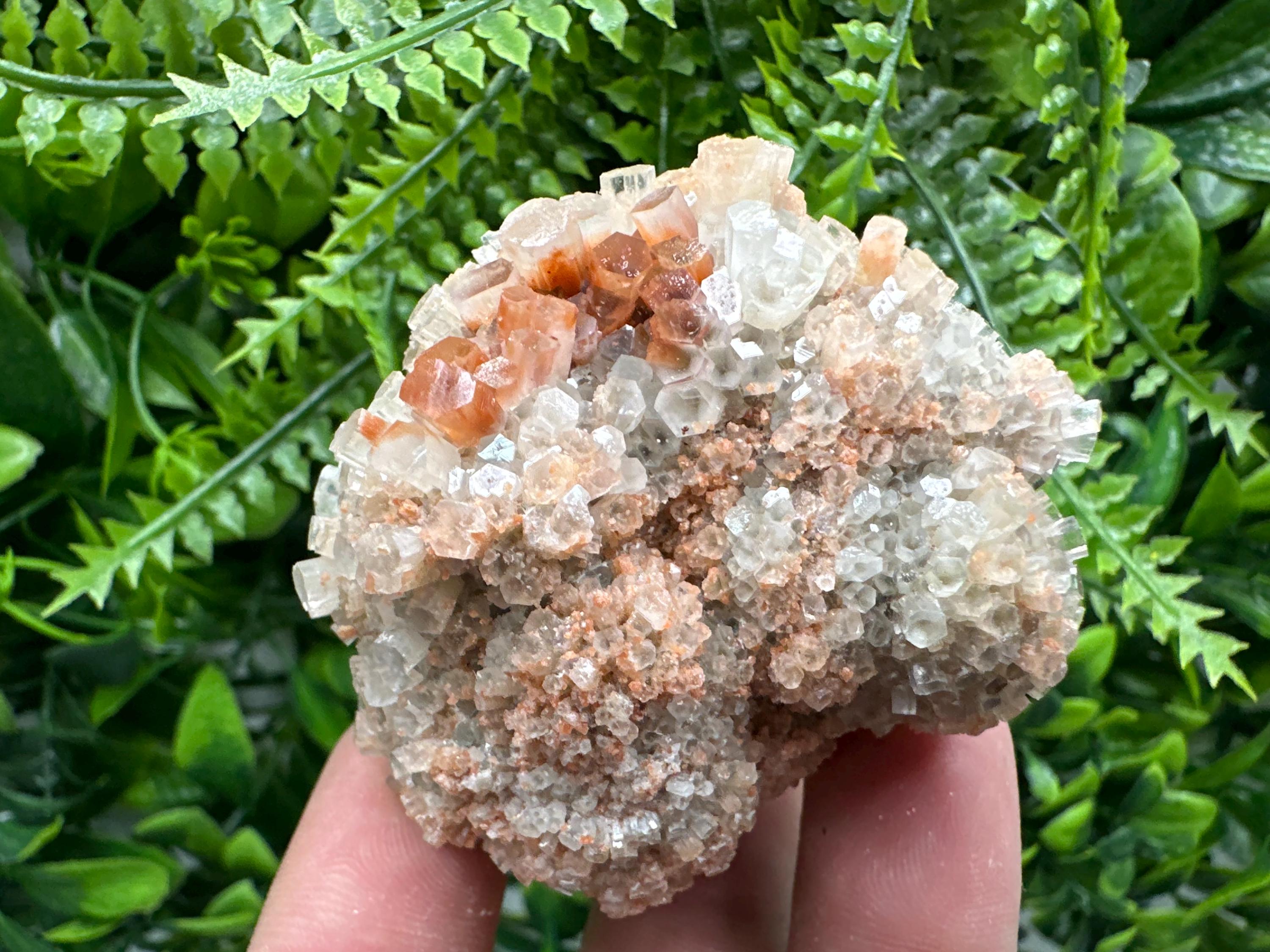 Moroccan Aragonite Sputnik Crystal Cluster: Raw Stone Decor