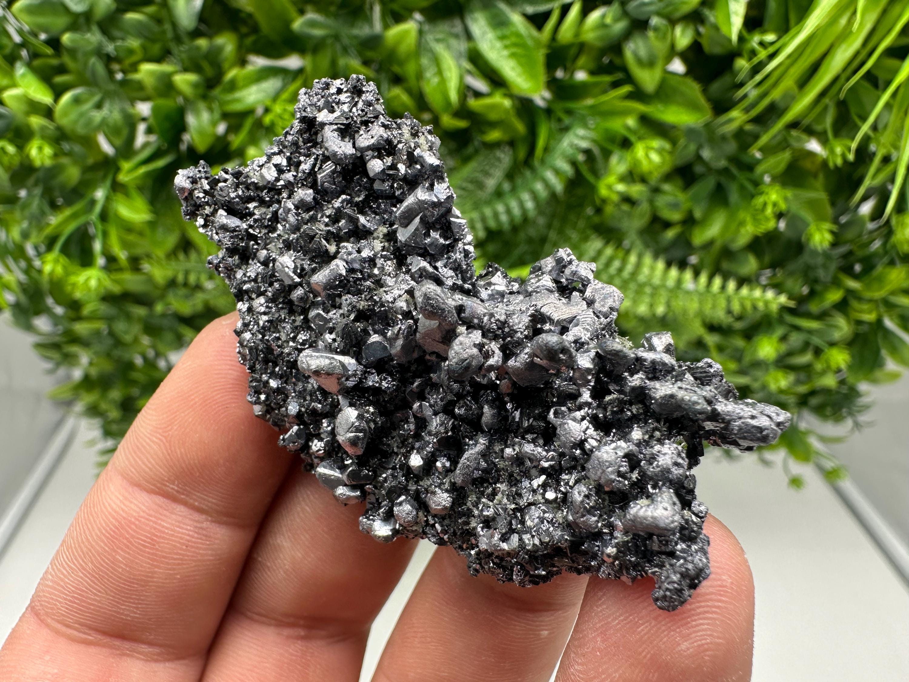 Sphalerite Galena Crystal Cluster with Quartz, Epidote & Chlorite