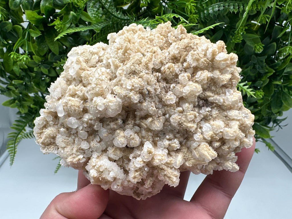 Fluorescent Mangano Calcite Specimen: Rhodopes Bulgaria Mineral Decor