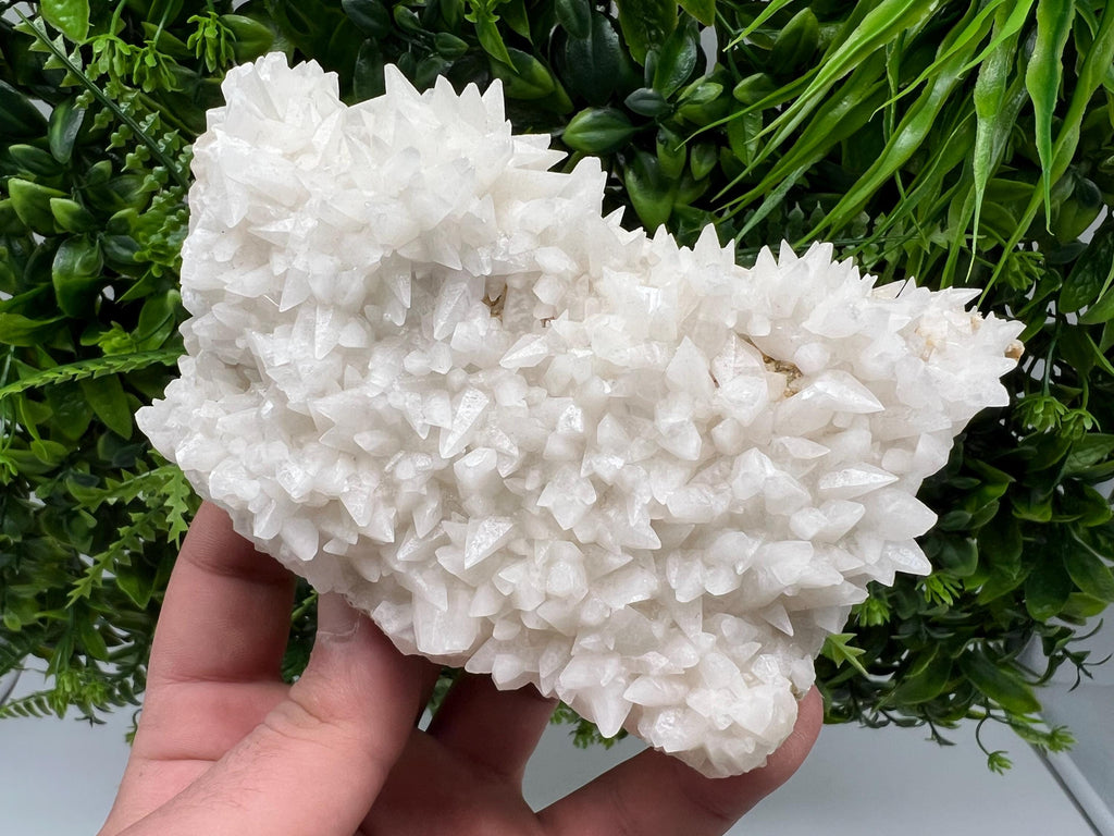 Calcite on Aragonite: Djurcovo Mine, Bulgaria Healing Crystal