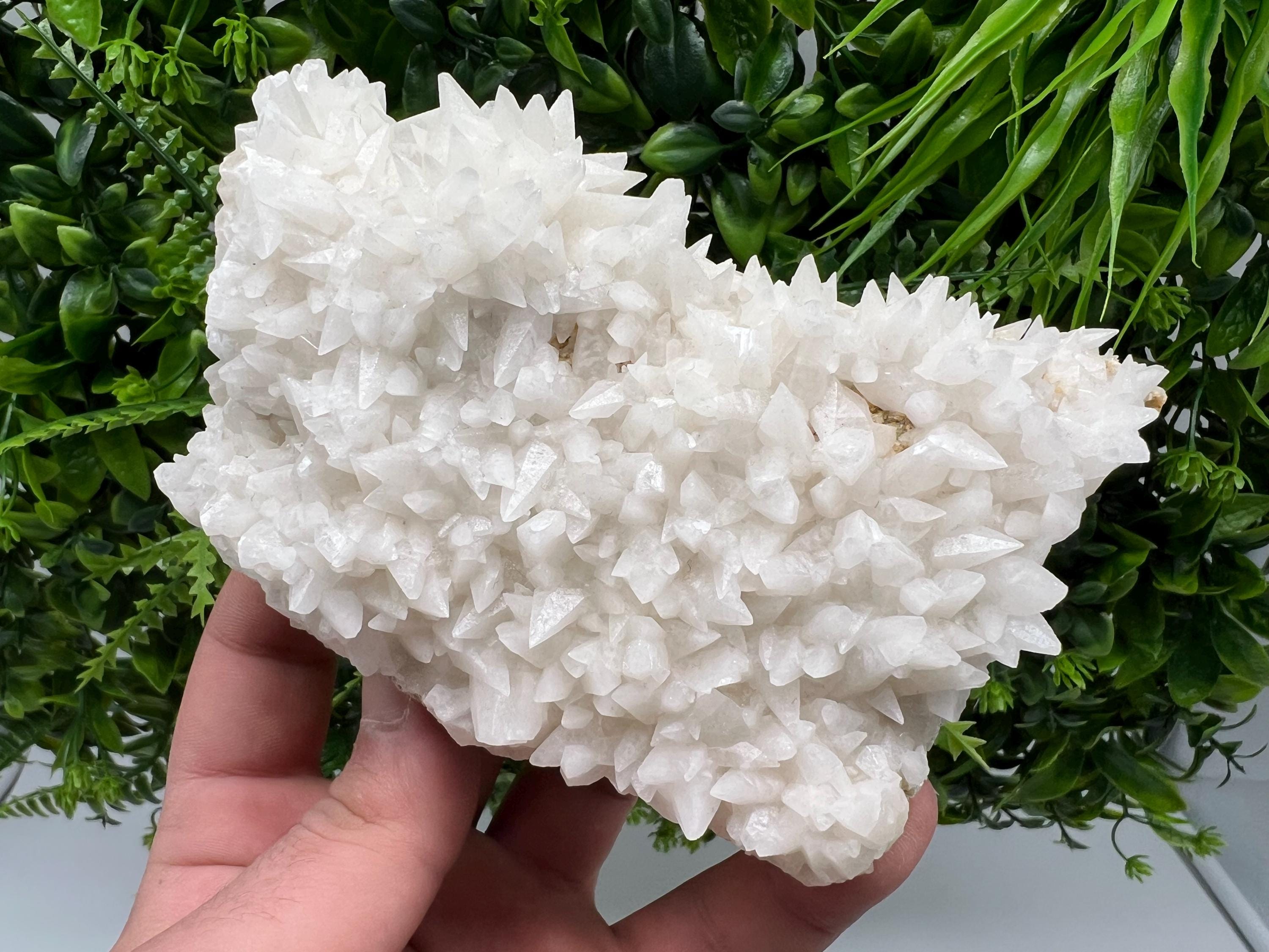 Calcite on Aragonite: Djurcovo Mine, Bulgaria Healing Crystal