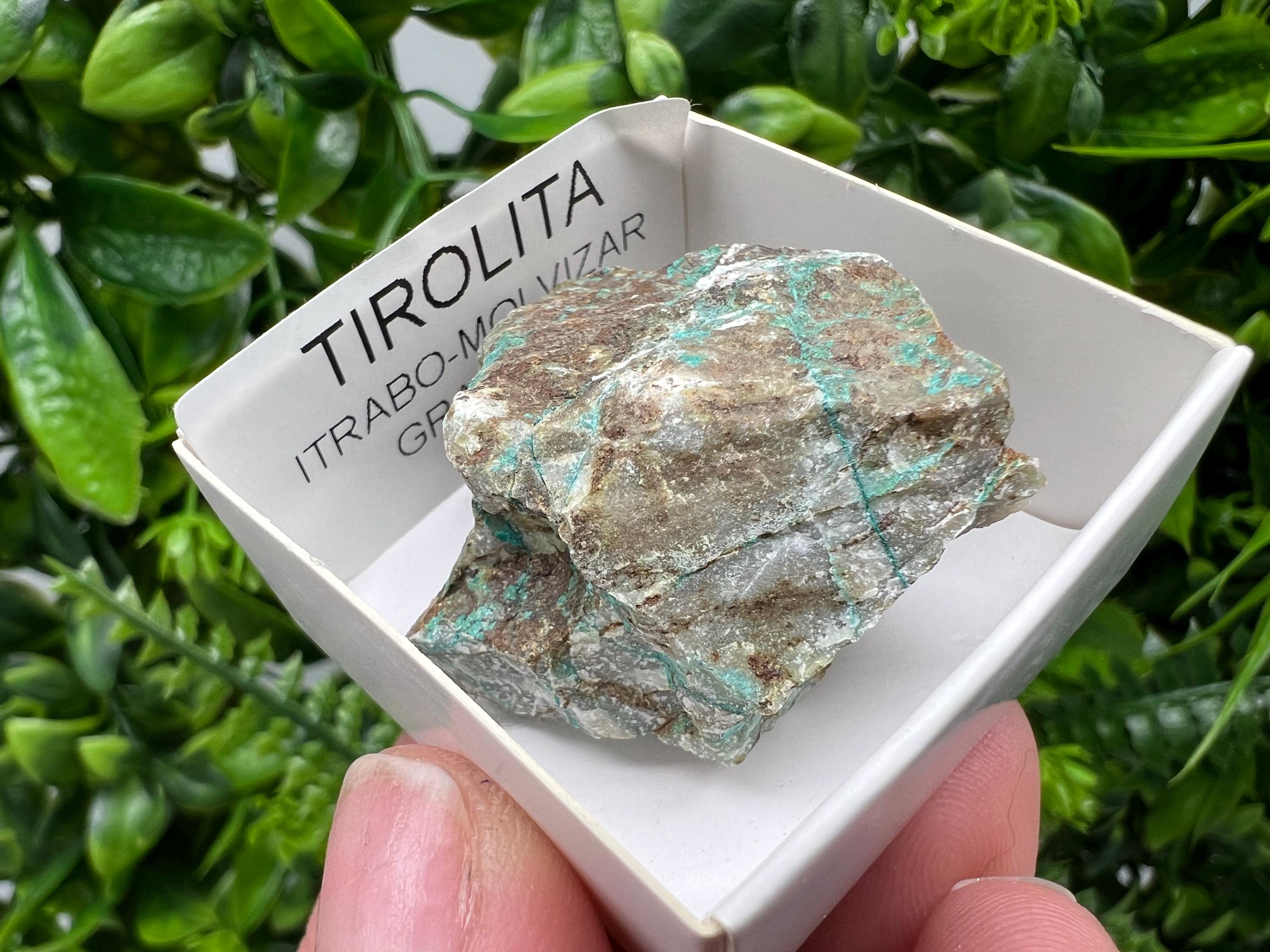 Rare Raw Tirolite Mineral Specimen: Granada, Spain (3.5/3.5cm)