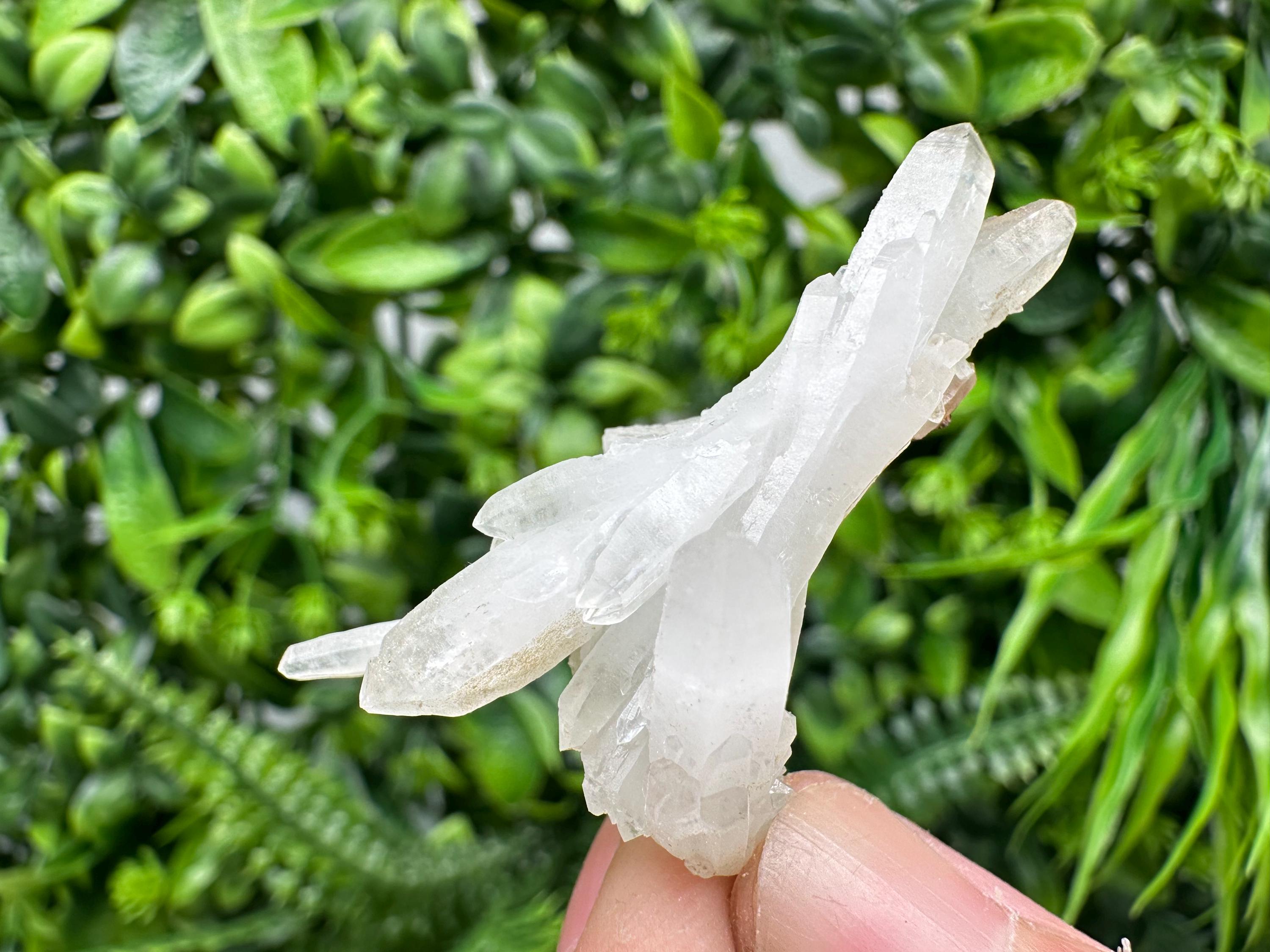 Quartz Limonite Crystal Specimen, Iron Oxide Mineral Decor