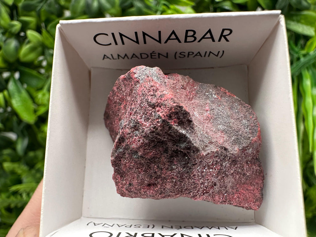 Red Cinnabar Crystal Specimen: Almaden Mines, Spain - Chakra Stone