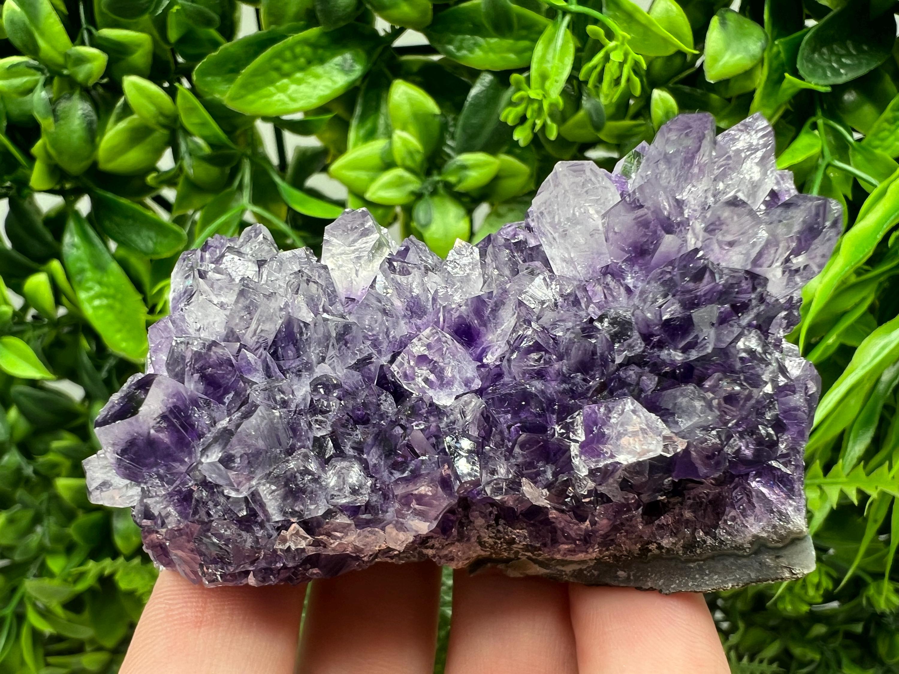Uruguay Amethyst Crystal Cluster, Purple Quartz, Home Decor