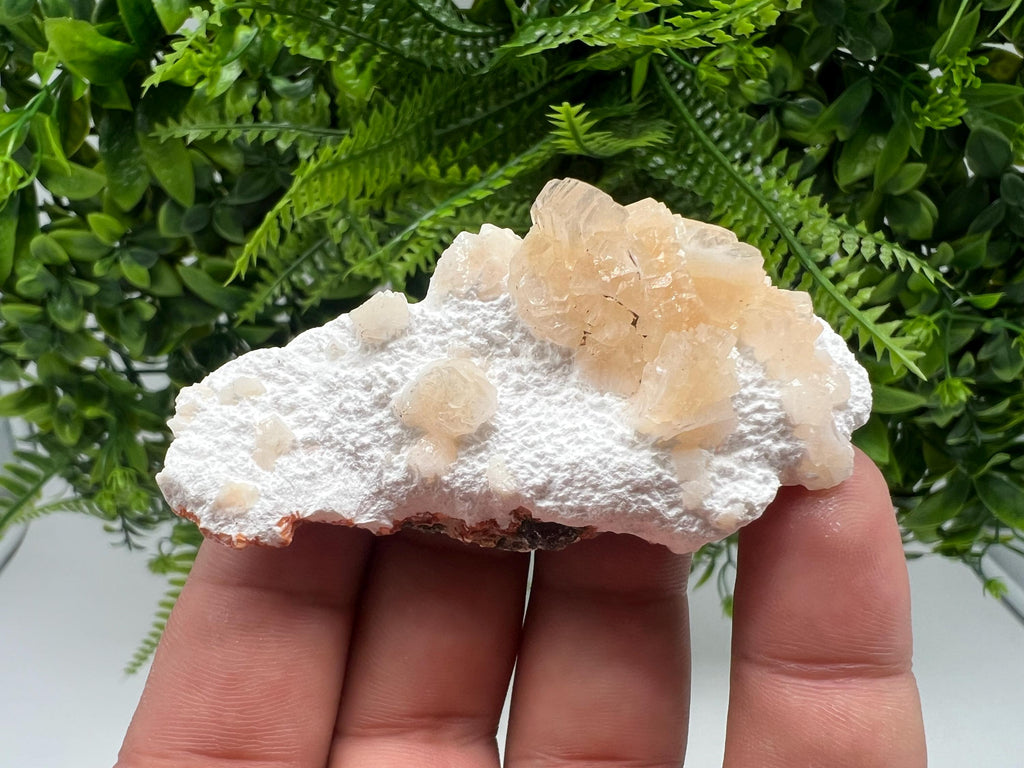 Rare Heulandite Apophyllite Cluster: Gold Minerals from Puna, India