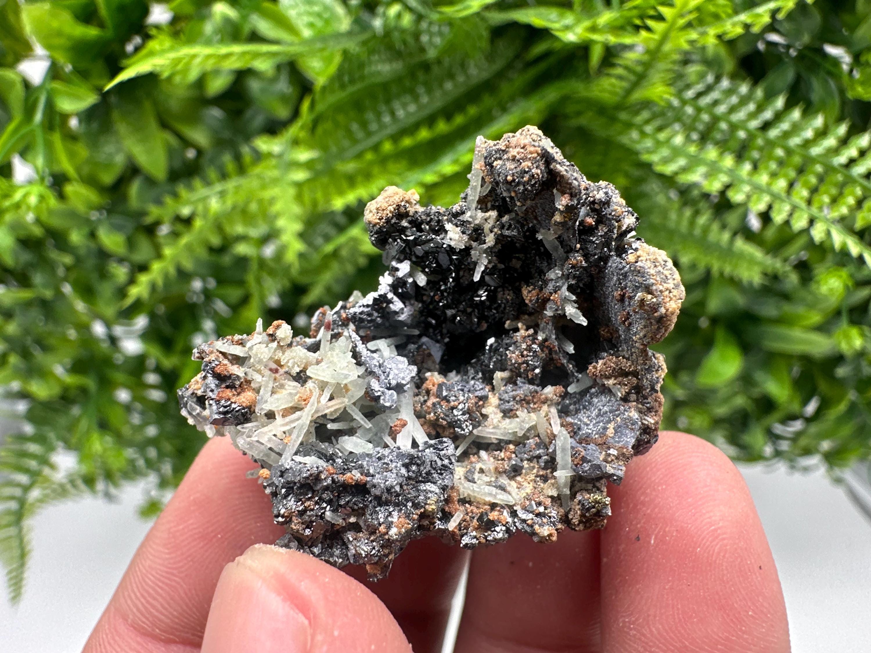 Galena Sphalerite Quartz Calcite Mineral Specimen, Madan Bulgaria