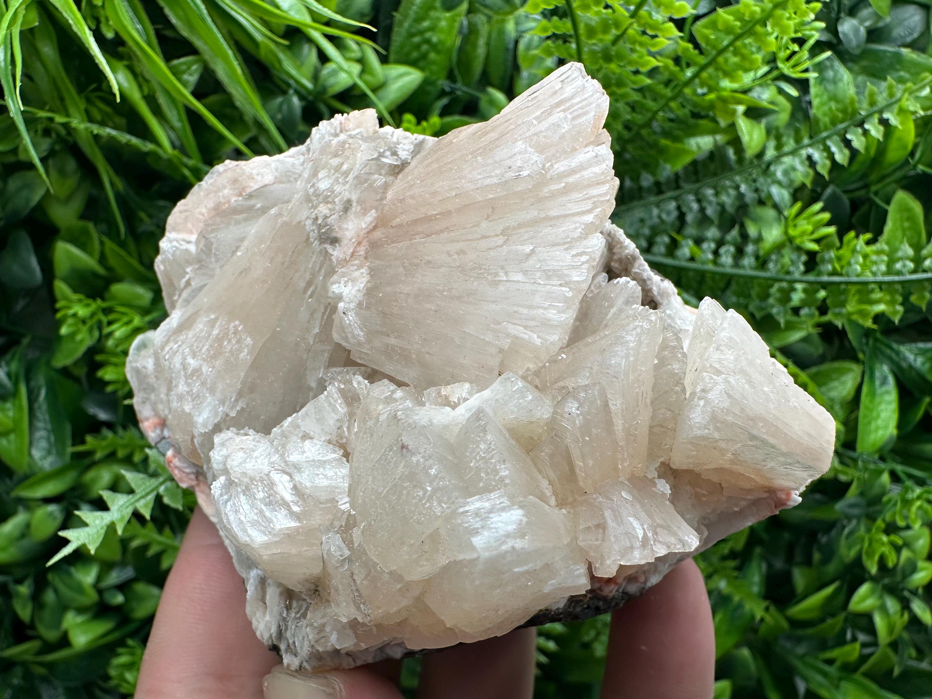 Stilbite on Matrix, Natural Crystal Mineral Specimen, India