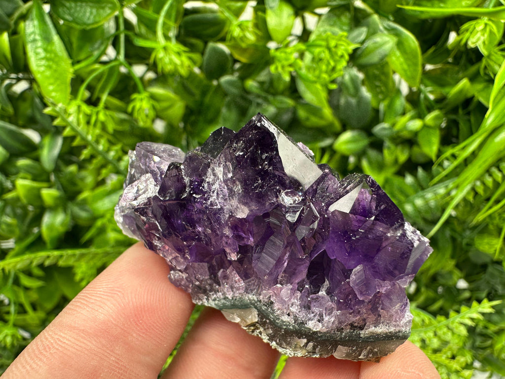 Uruguay Amethyst Crystal: Purple Quartz Home Decor, Energy Stone