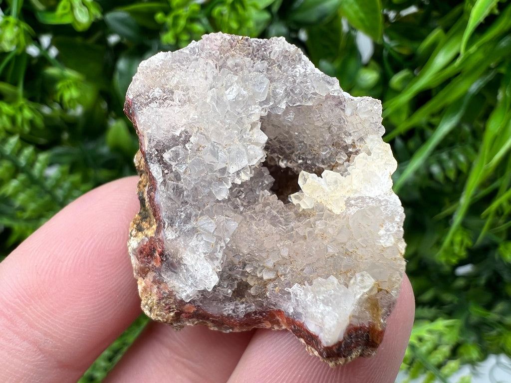 Moroccan Red Chalcedony Crystal Specimen: Rare Mineral Gift