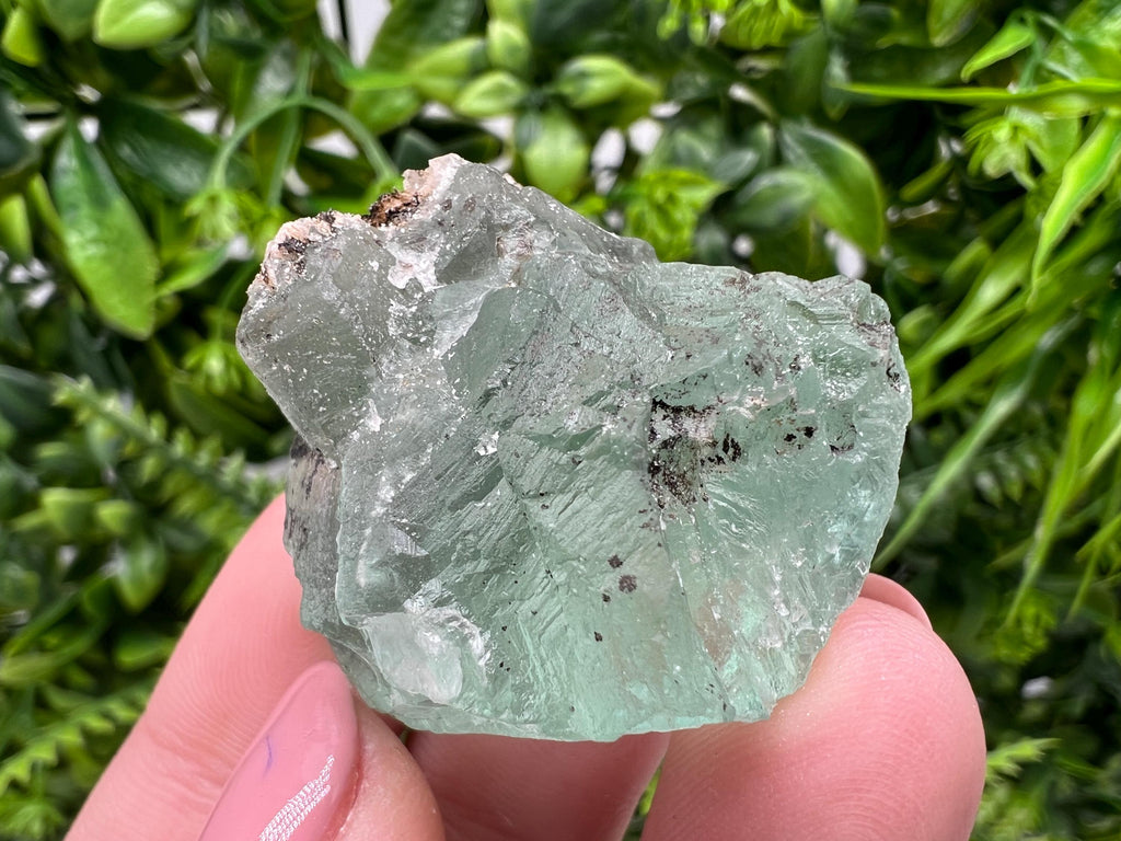 Rare Rainbow Fluorite Cube: Raw Crystal from Mexico, Meditation Stone