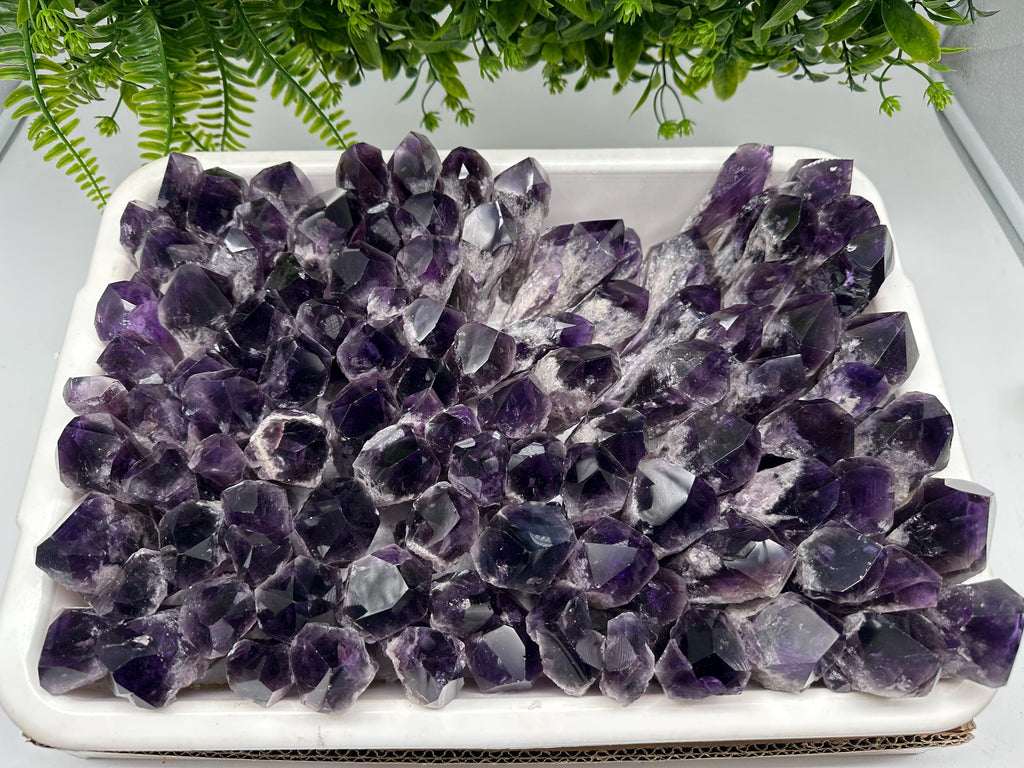 Brazilian Amethyst Point, Cathedral Crystal, Deep Purple