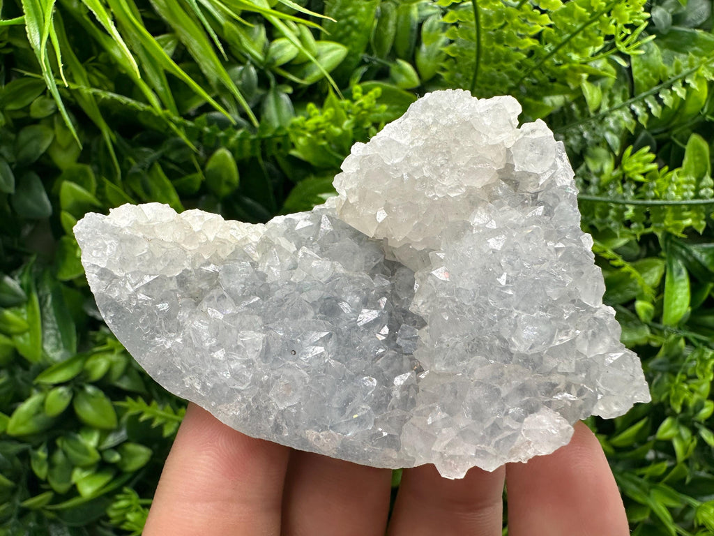 Chalcedony Specimen: Natural India Crystal, Home Decor (7/5.5/4 cm)
