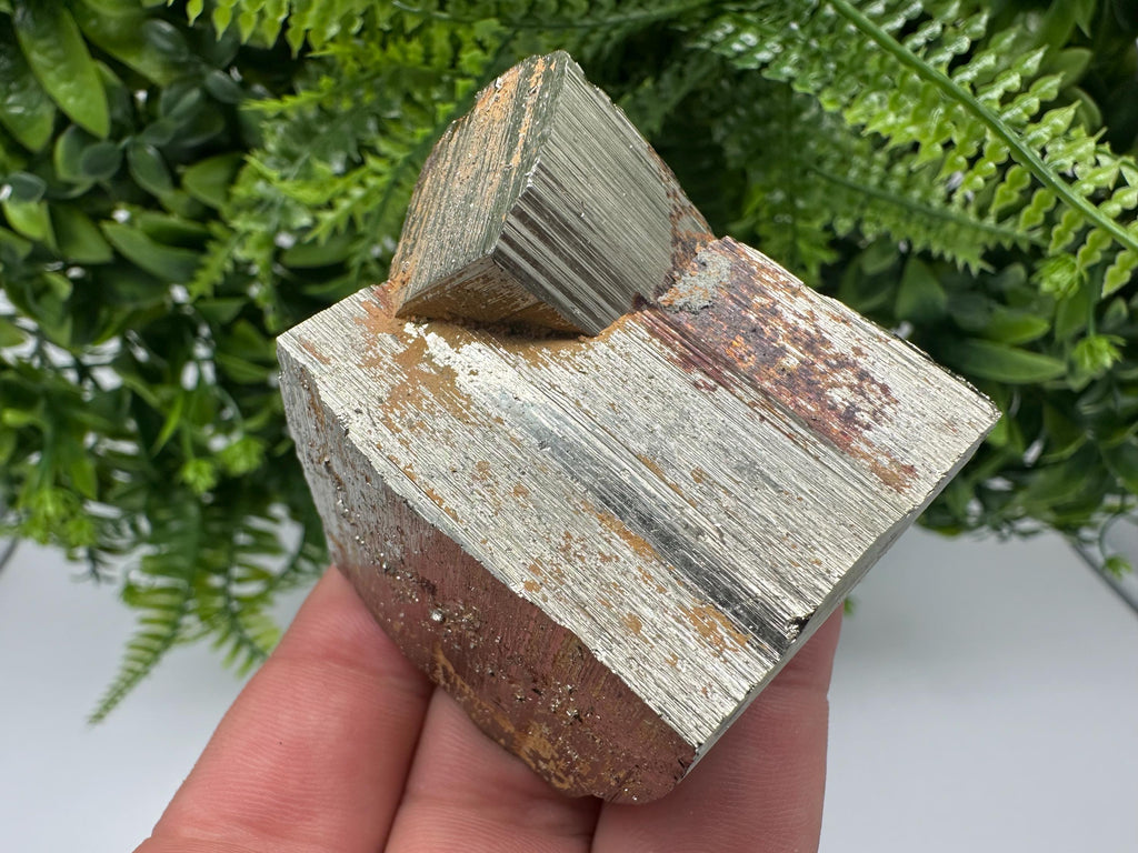 Wonderful Rainbow Pyrite whit Calcite,natural minerals souvenir Crystal,collection stone,rare minerals,home decor,Borieva Bulgaria