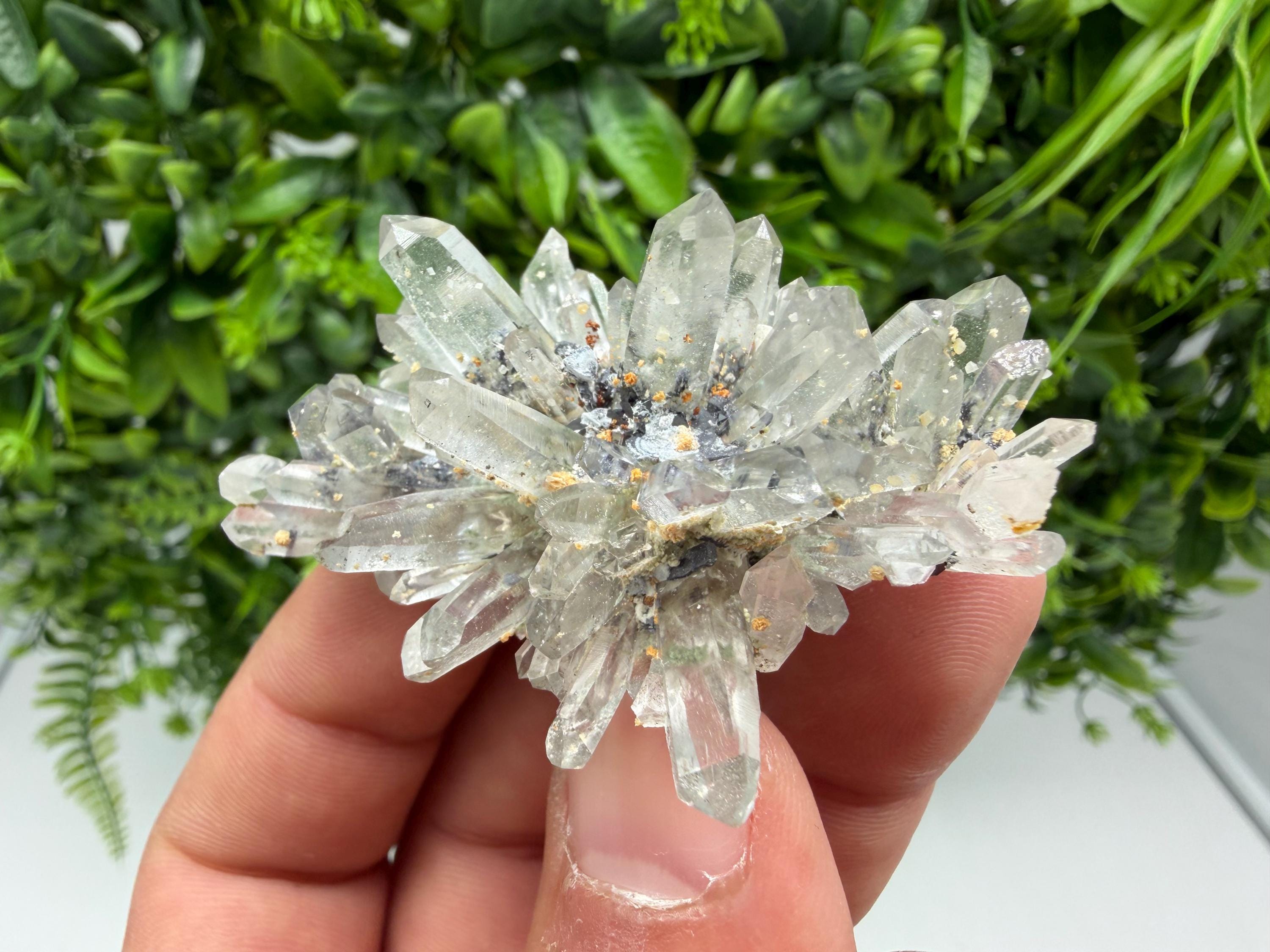 Stunning Transparent Quartz,from Borieva mine,natural collection mineral specimen rare crystal,home decor crystal,quartz cluster,Quartz,gift