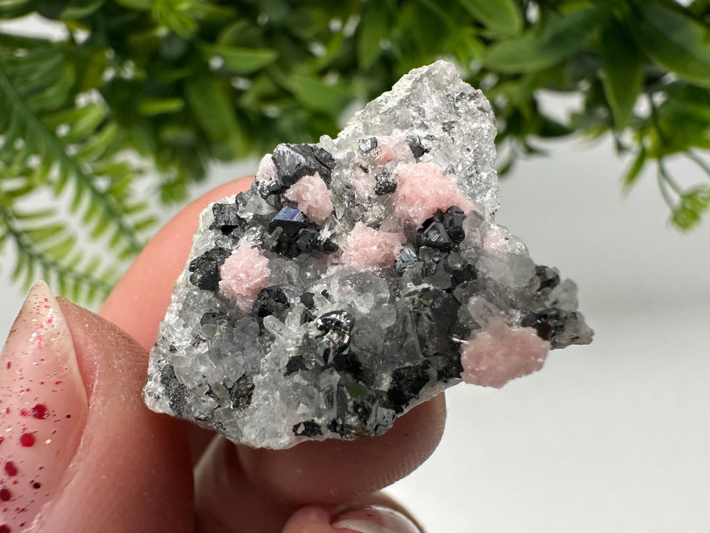 Pink Rhodochrosite Crystal: Starnica Mine, Bulgaria, Home Decor