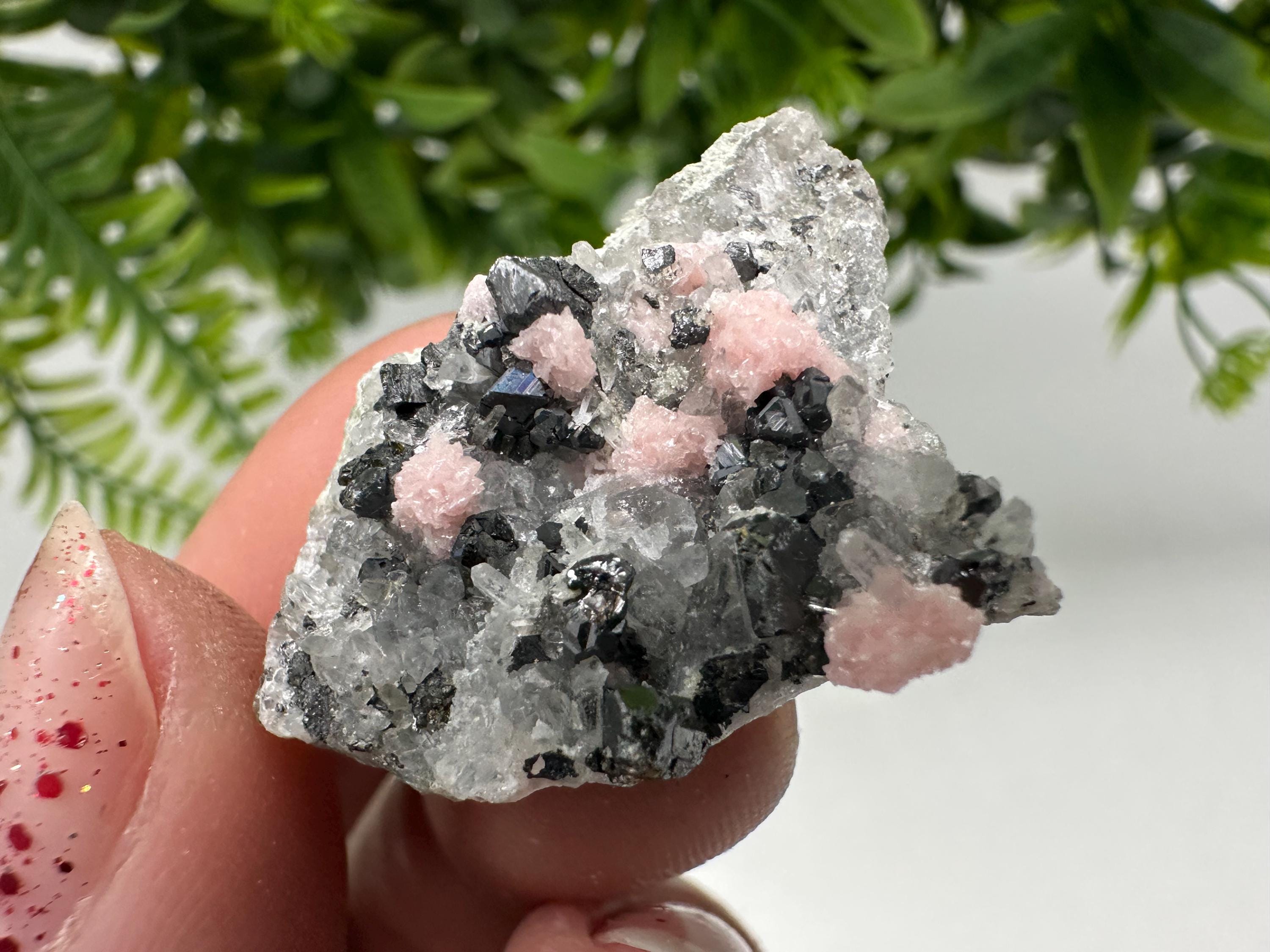 Pink Rhodochrosite Crystal: Starnica Mine, Bulgaria, Home Decor