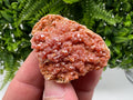 Red Vanadinite on Barite from Marocco,crystal minerals Speciment cluster Vanadinite crystal Vanadinite Geology Vanadinite cluster minerals