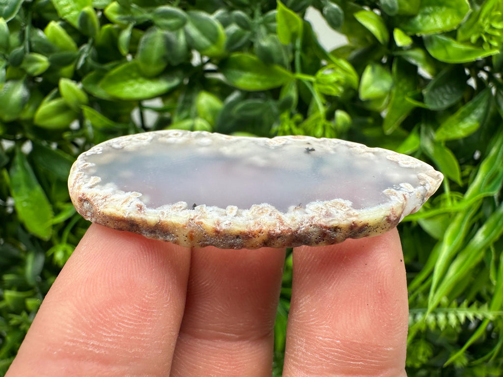Small Agate Slice: Polished Quartz Crystal, Spiritual Healing Stone