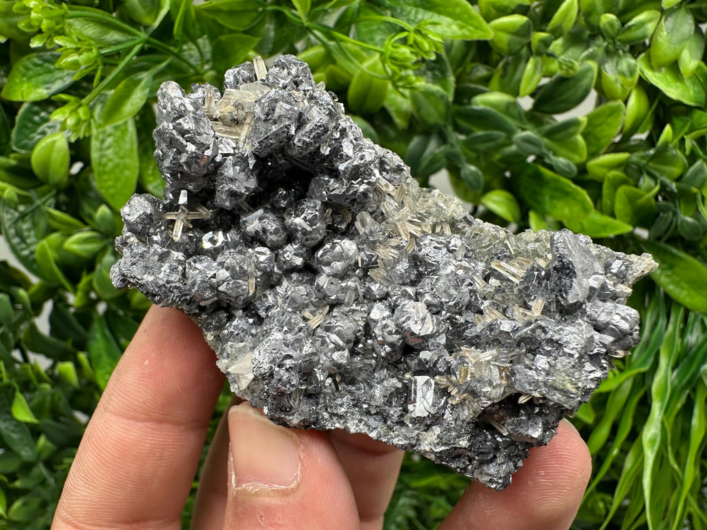 Stunning Shiny Galena,Sphalerite on needle Quartz,from Borieva mine,Bulgaria natural mine Souvenir crystal,collectors speciment,gift,stone