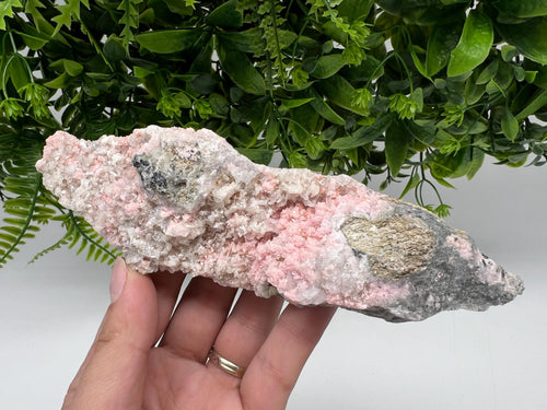 Beautiful Rhodochrosite perfect pink color Starnica Mine Davidcovo Bulgaria natural minerals souvenir crystal gift home decor stone gift