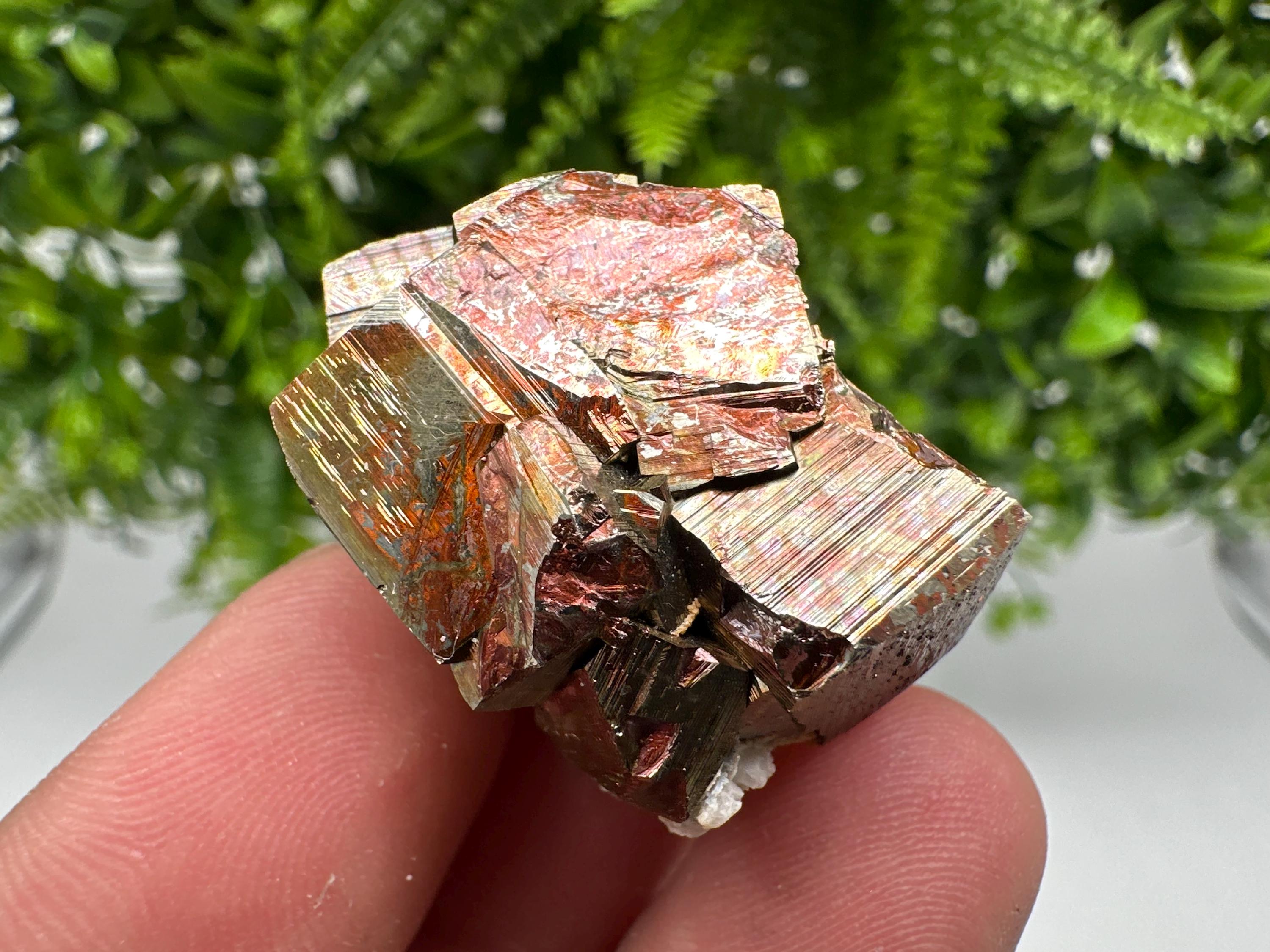 Wonderful Rainbow Pyrite whit Calcite,natural minerals souvenir Crystal,collection stone,rare minerals,home decor,Borieva Bulgaria