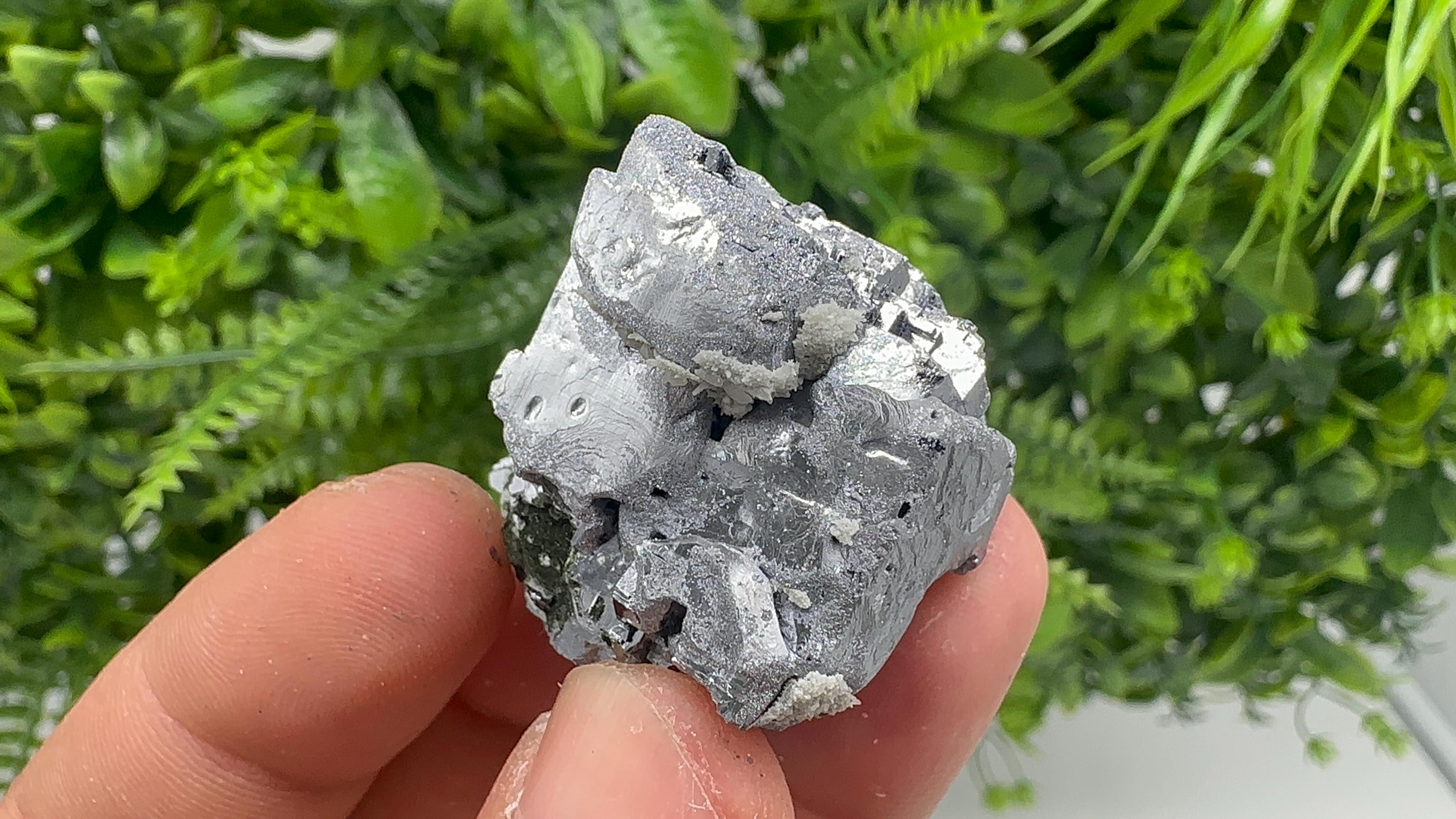 Shiny Galena Cluster, Natural Minerals, Borieva Mine, Bulgaria