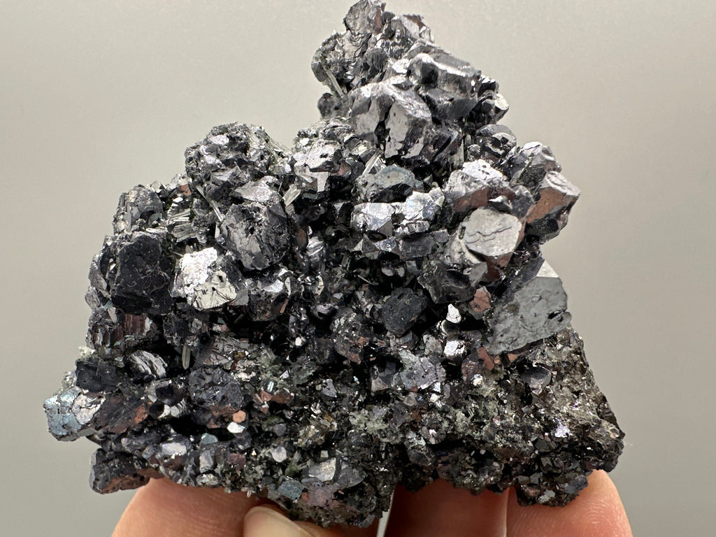 Shiny Galena on Sphalerite, Borieva Mine, Bulgaria