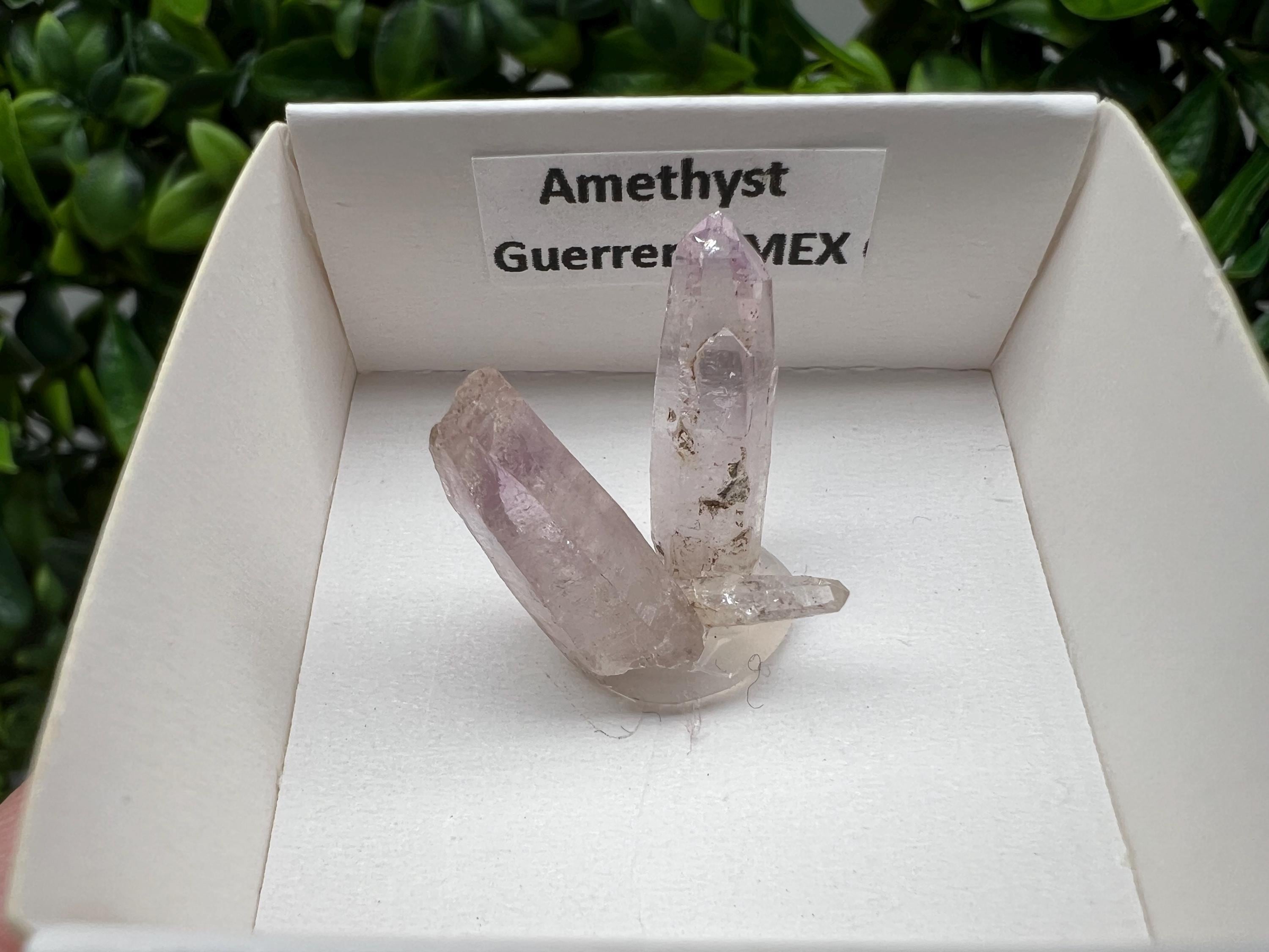 Mexican Amethyst Mineral Specimen, Glued Spikes