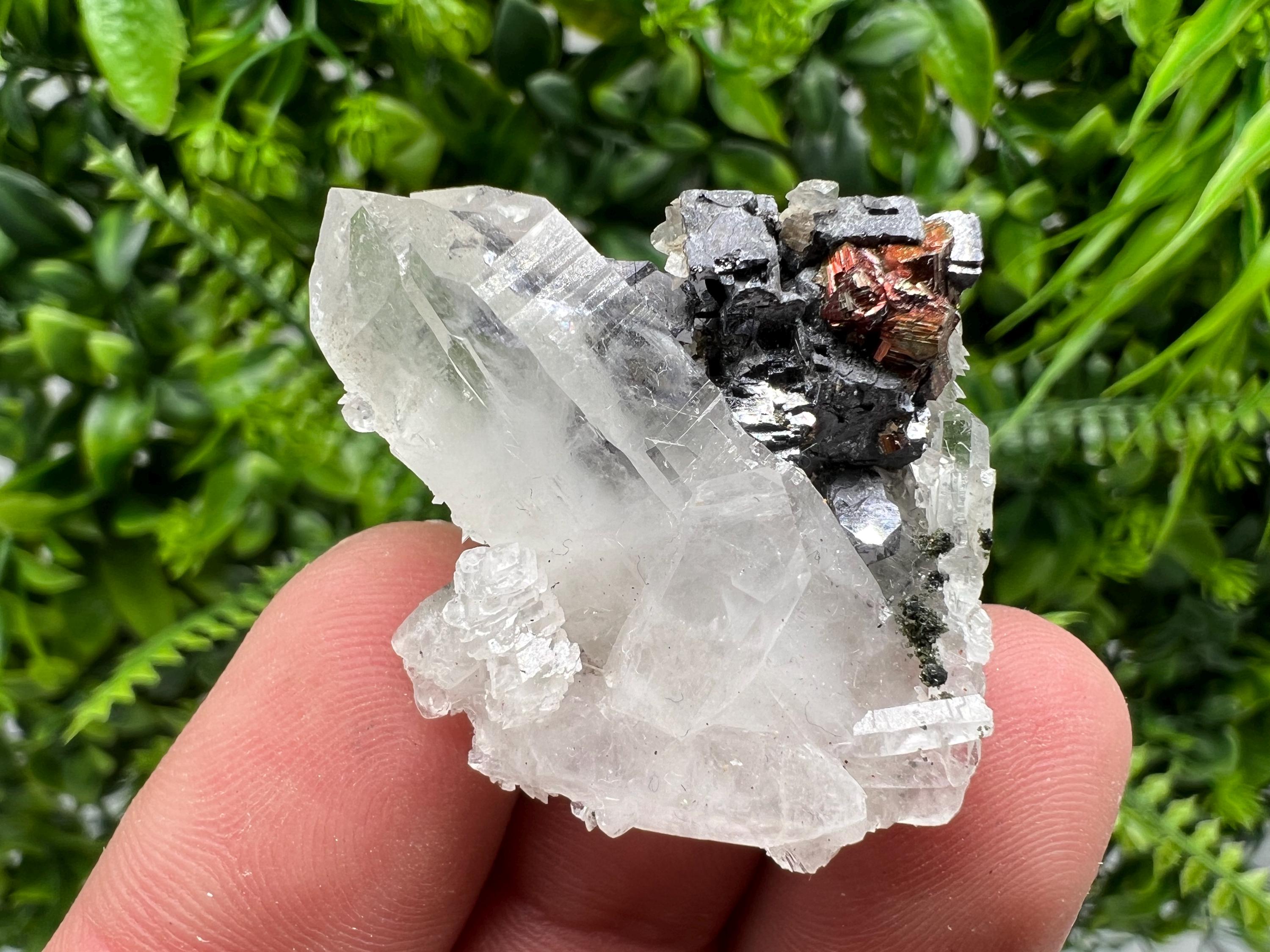 Stunning Quartz whit Galena,Pyrite,from Borieva mine,Bulgaria,natural,collectible mineral specimen,home decor stone,collection minerals,gift
