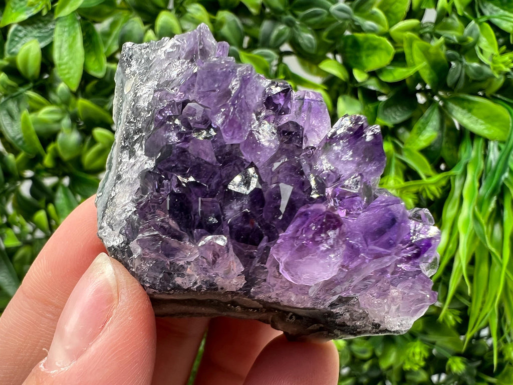 Uruguay Amethyst Crystal: Purple Quartz Phantom - Home Decor
