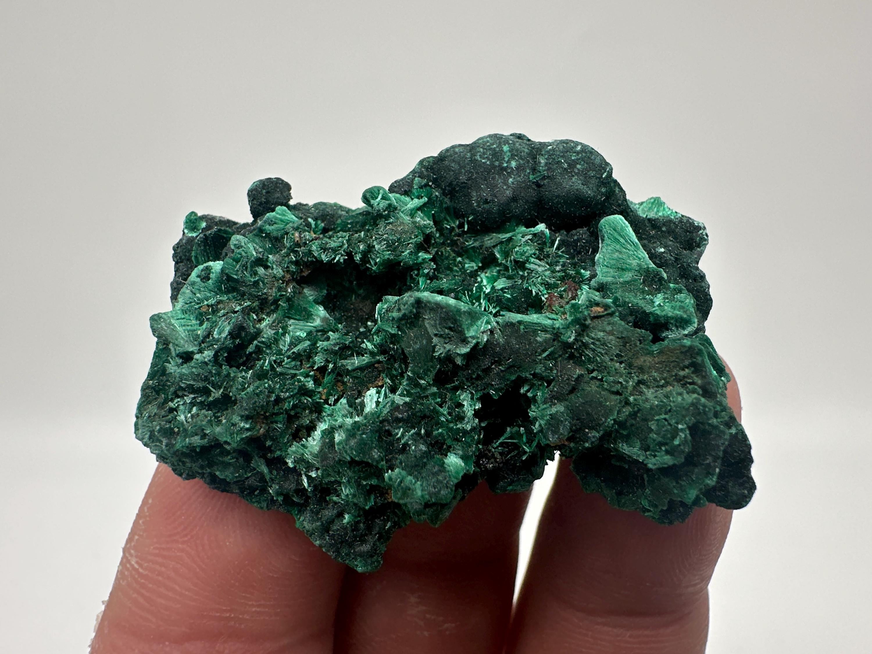 Green Malachite Crystal Specimen from Congo