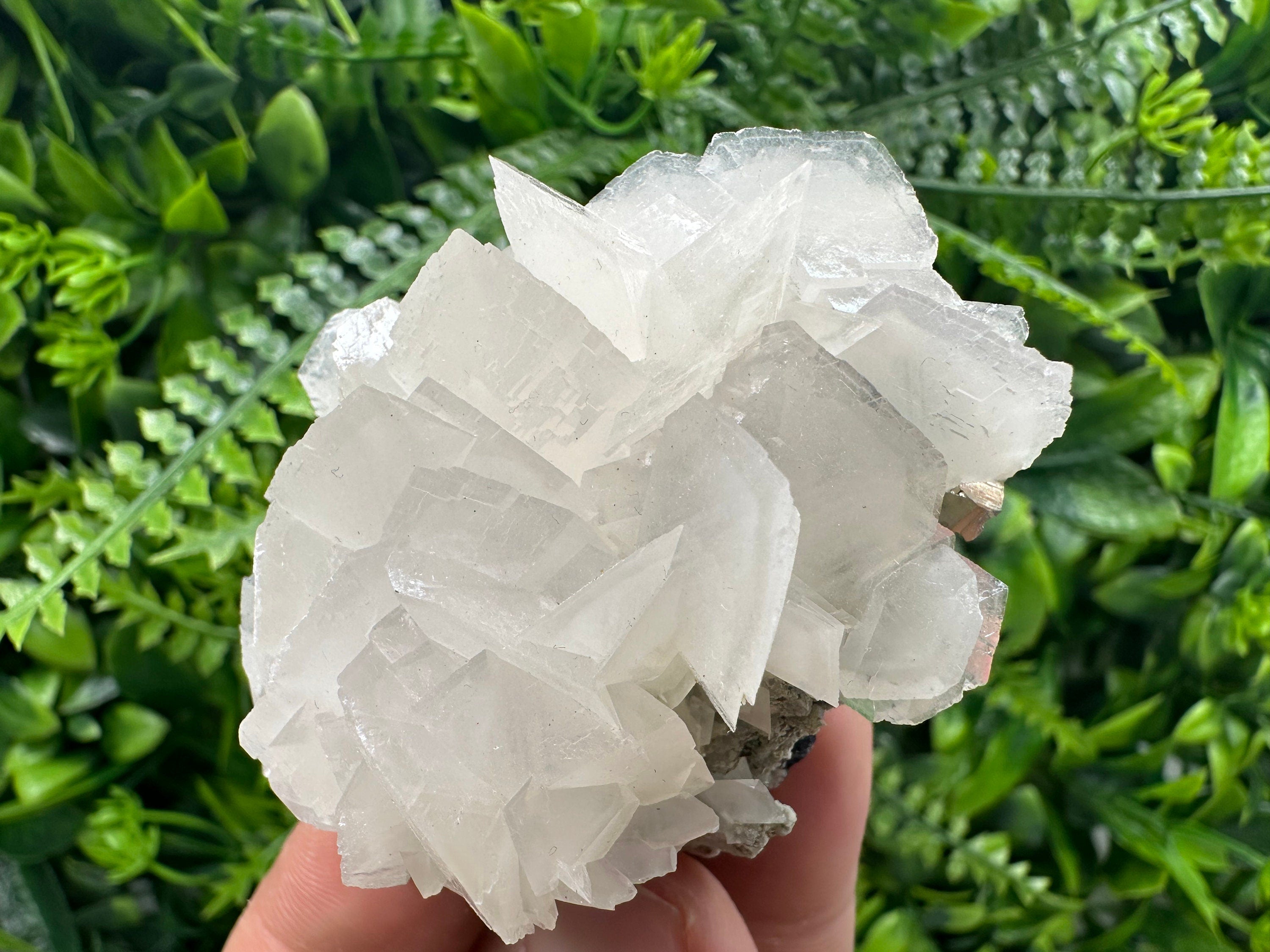 UV Fluorescent Calcite with Pyrite and Quartz, Bulgaria