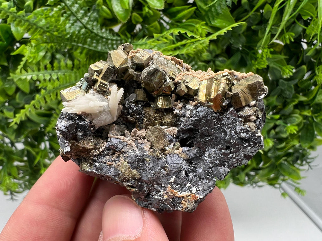 Rainbow Pyrite Siderite Mineral Specimen: Madan Bulgaria Home Decor Stone