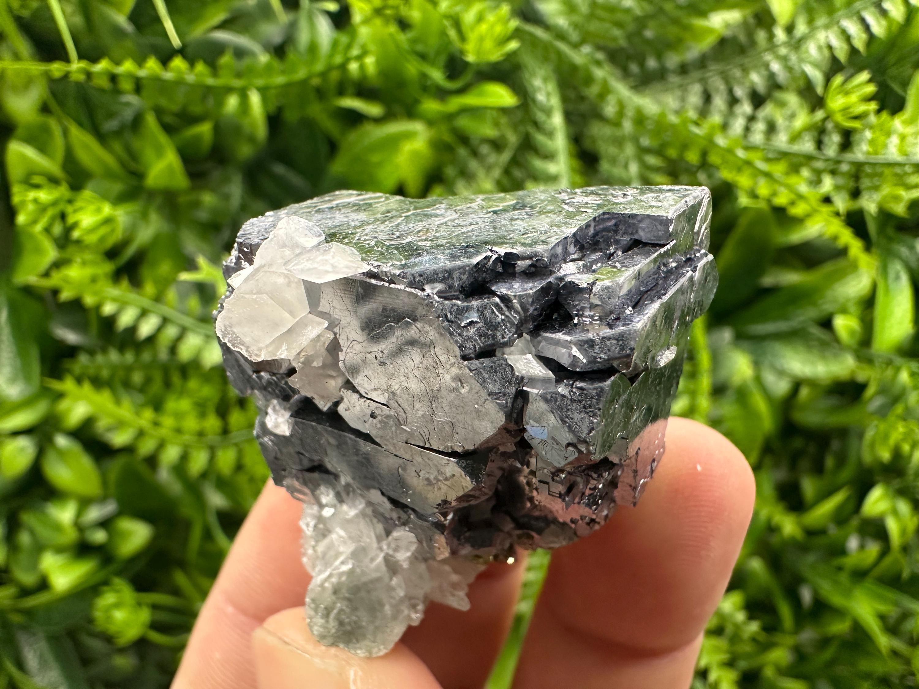 Quartz Galena Calcite Specimen: Borieva Mine, Bulgaria
