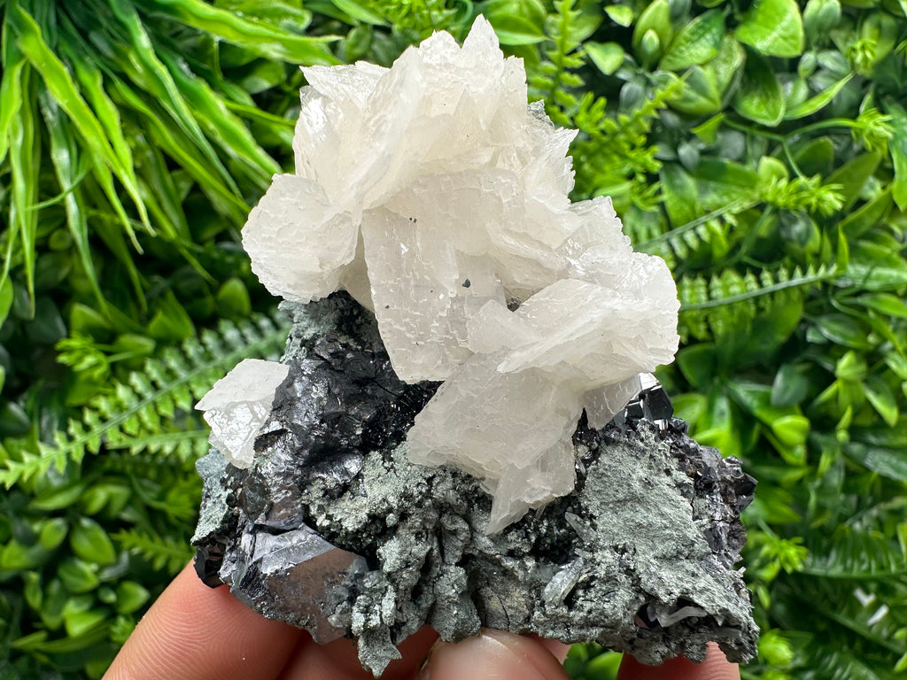 Galena, Calcite, Sphalerite, Quartz Mineral Specimen, Bulgaria