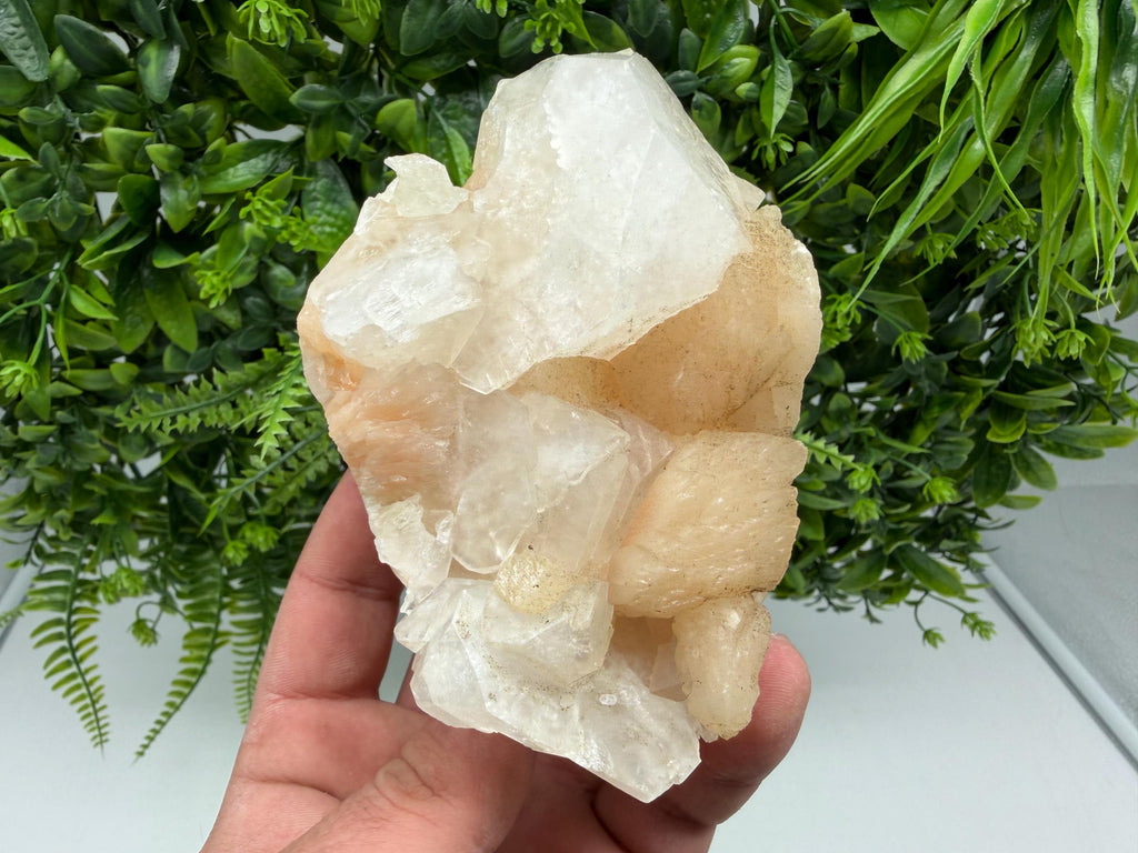Apophyllite Stilbite Chalcedony Specimen: India Minerals, Crystal Stone