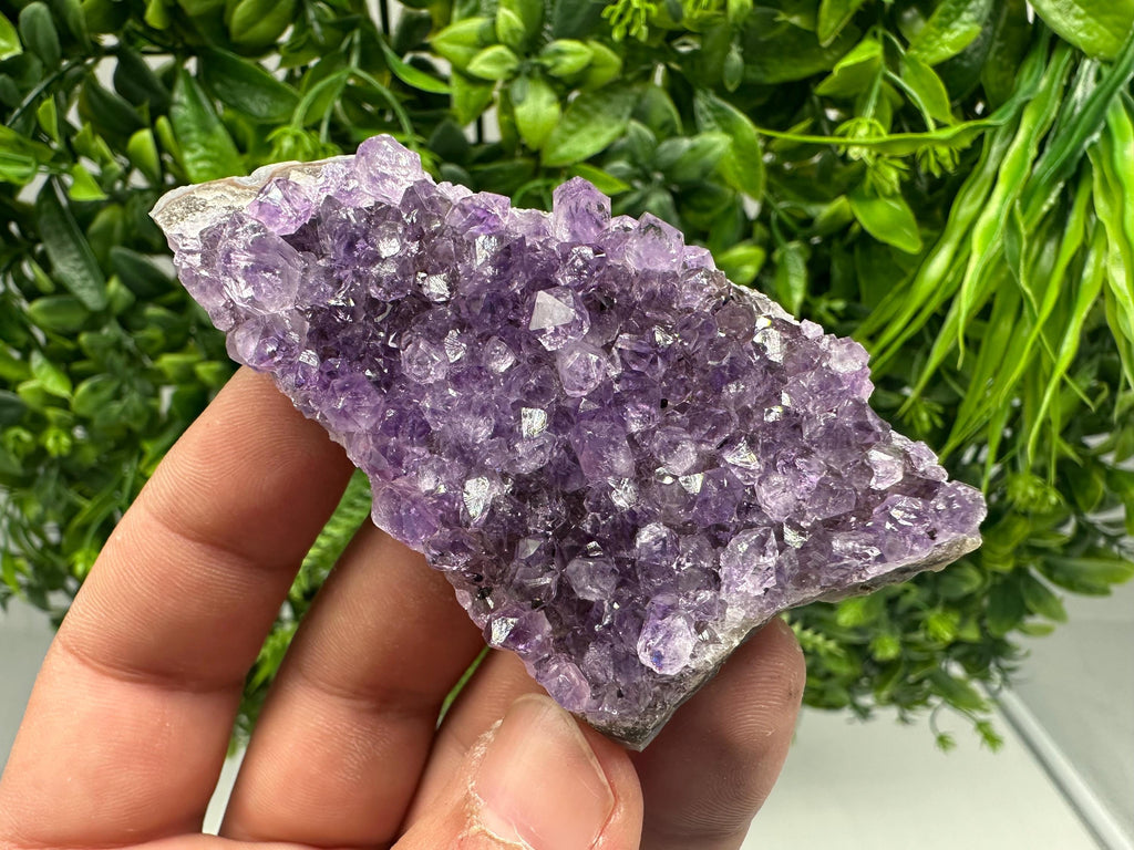 Uruguay Amethyst Cluster, Purple Quartz Crystal, Home Decor