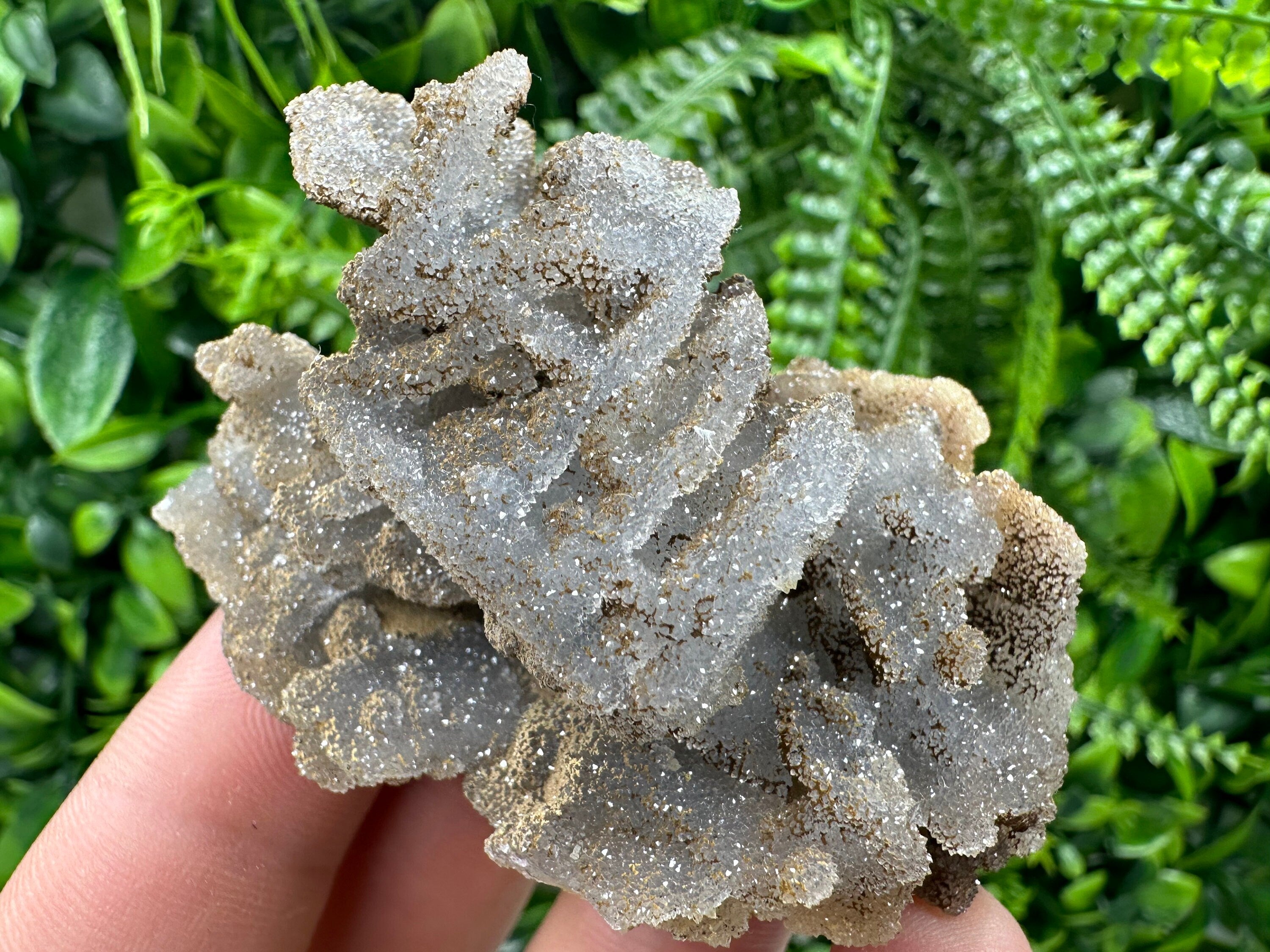 Chlorite Chalcedony Quartz Cluster, Madan Bulgaria