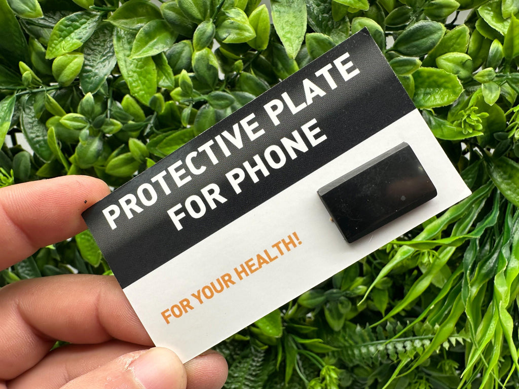 Shungite Phone Sticker, EMF Radiation Protection, Origin Russia