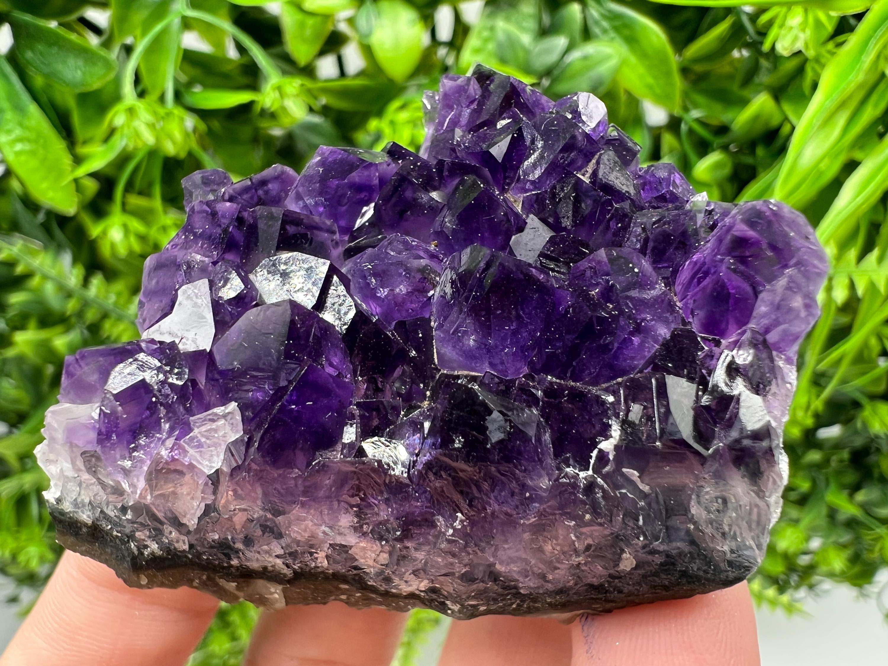 Purple Amethyst Crystal from Uruguay: Natural Energy Stone