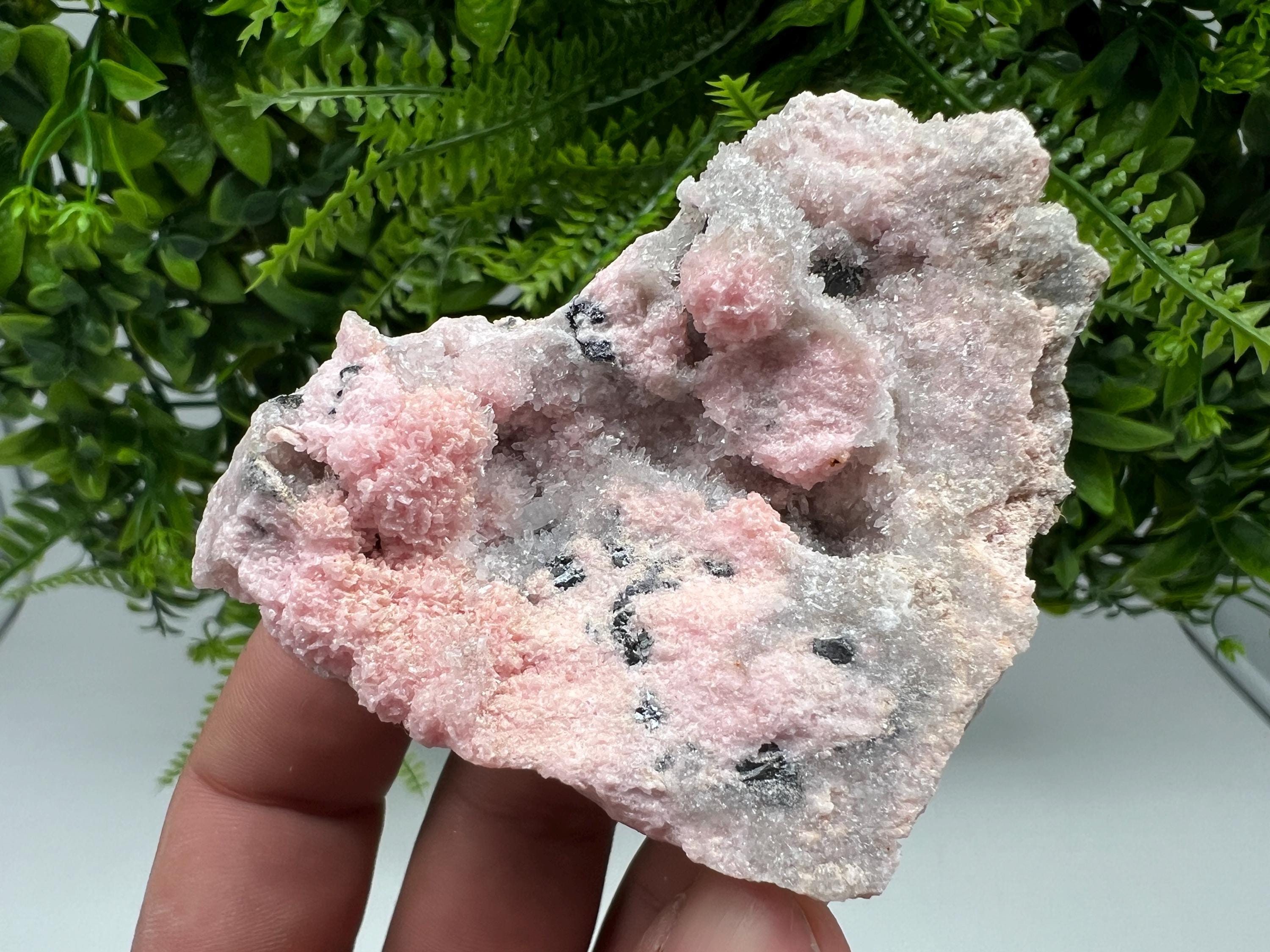 Rare Rhodochrosite with Calcite, Starnica Mine, Bulgaria