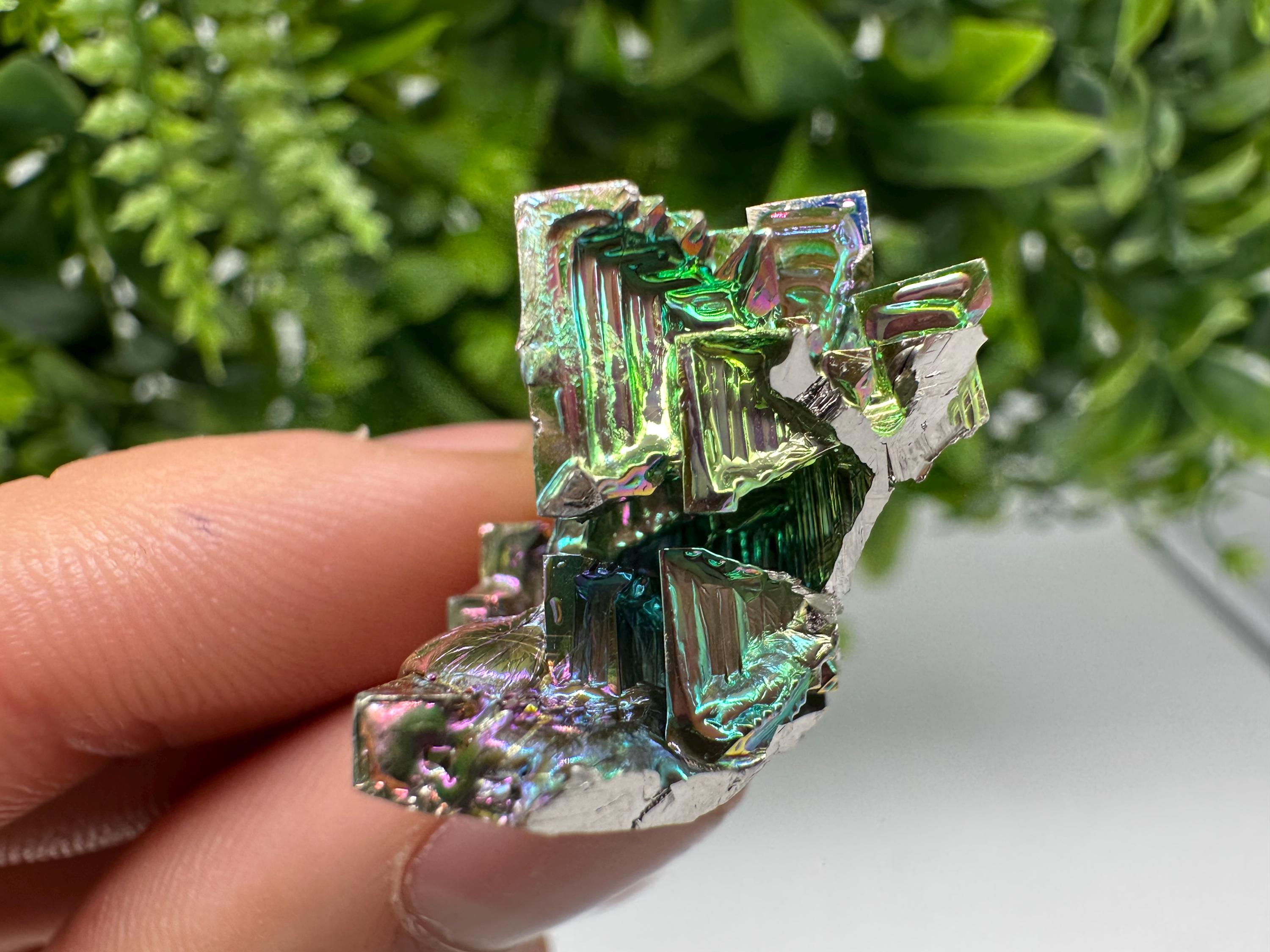 Rainbow Bismuth Crystal: Rare Gemstone Specimen,wholesale Bismuth