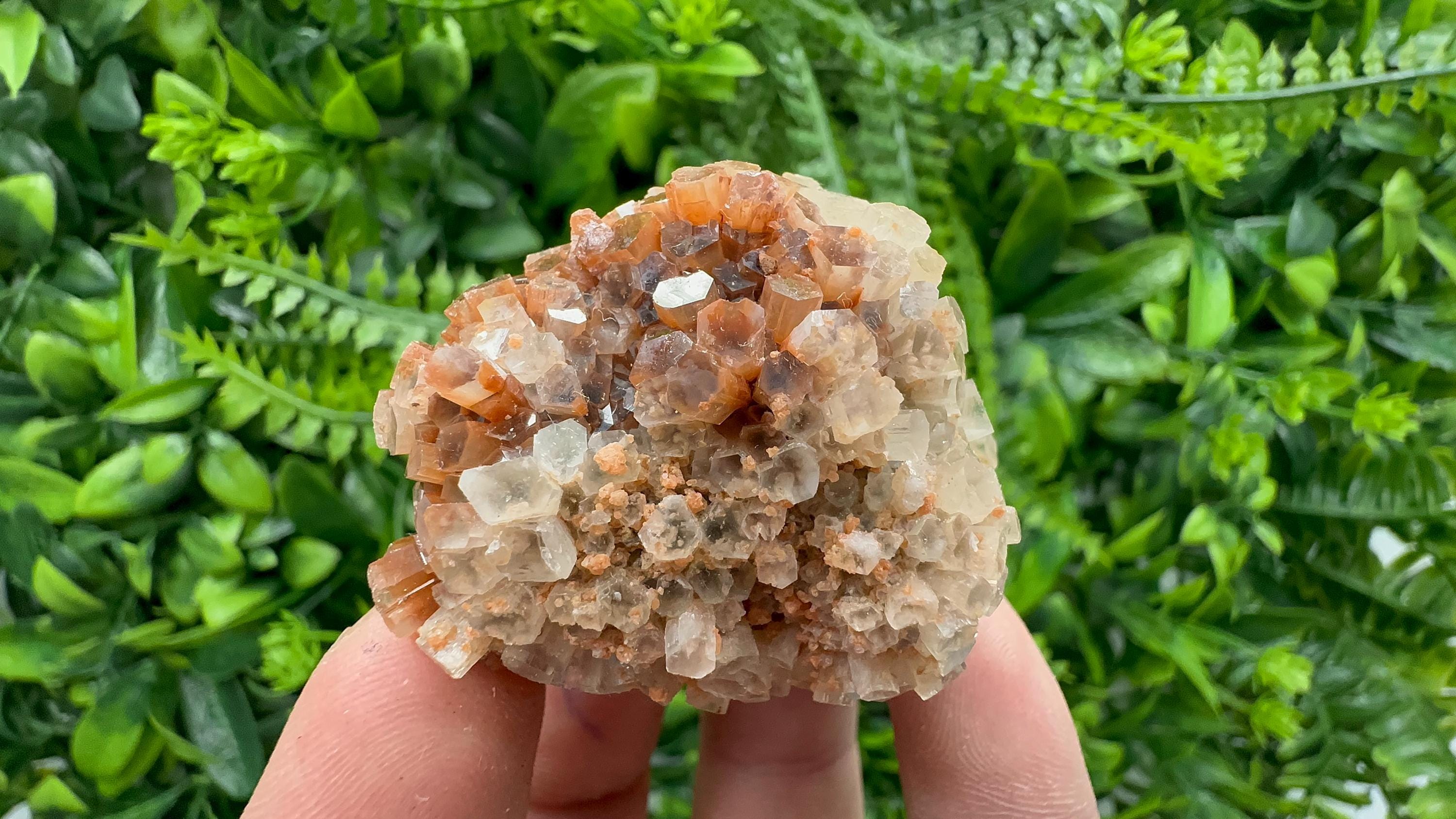 Moroccan Aragonite Sputnik Cluster: Raw Crystal Stone Decor