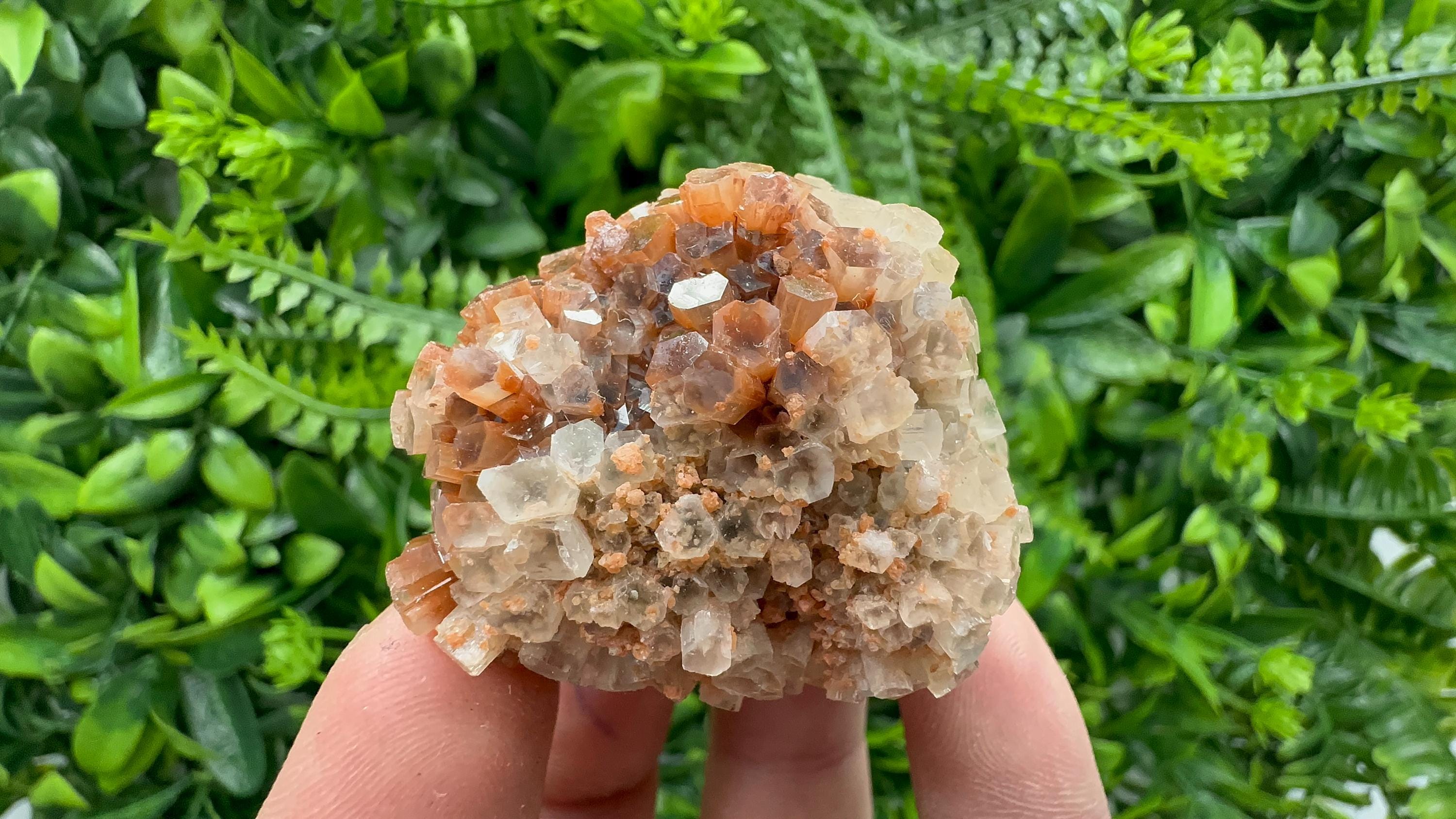 Moroccan Aragonite Sputnik Cluster: Raw Crystal Stone Decor