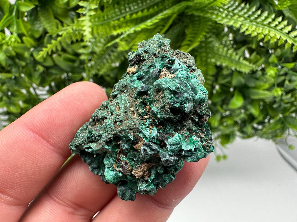 Green Polished Malachite Crystal, Congo Mineral Specimen